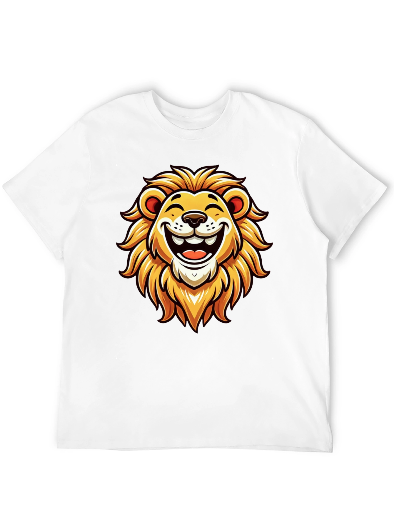 Black Lion Graphic Tee - Black Cotton T-Shirt view 12