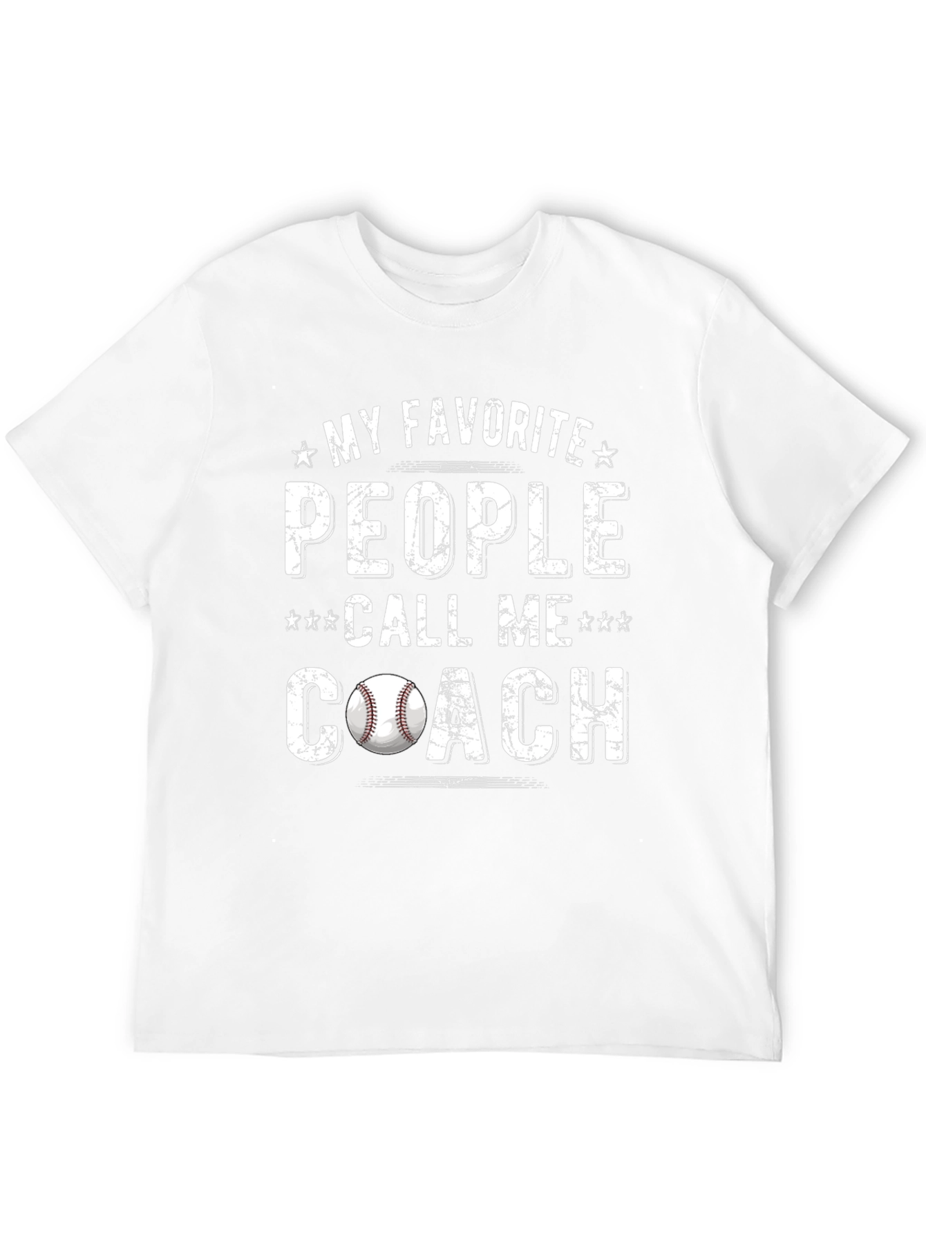 Black My Favorite People Call Me Coach Baseball T-Shirt view 12