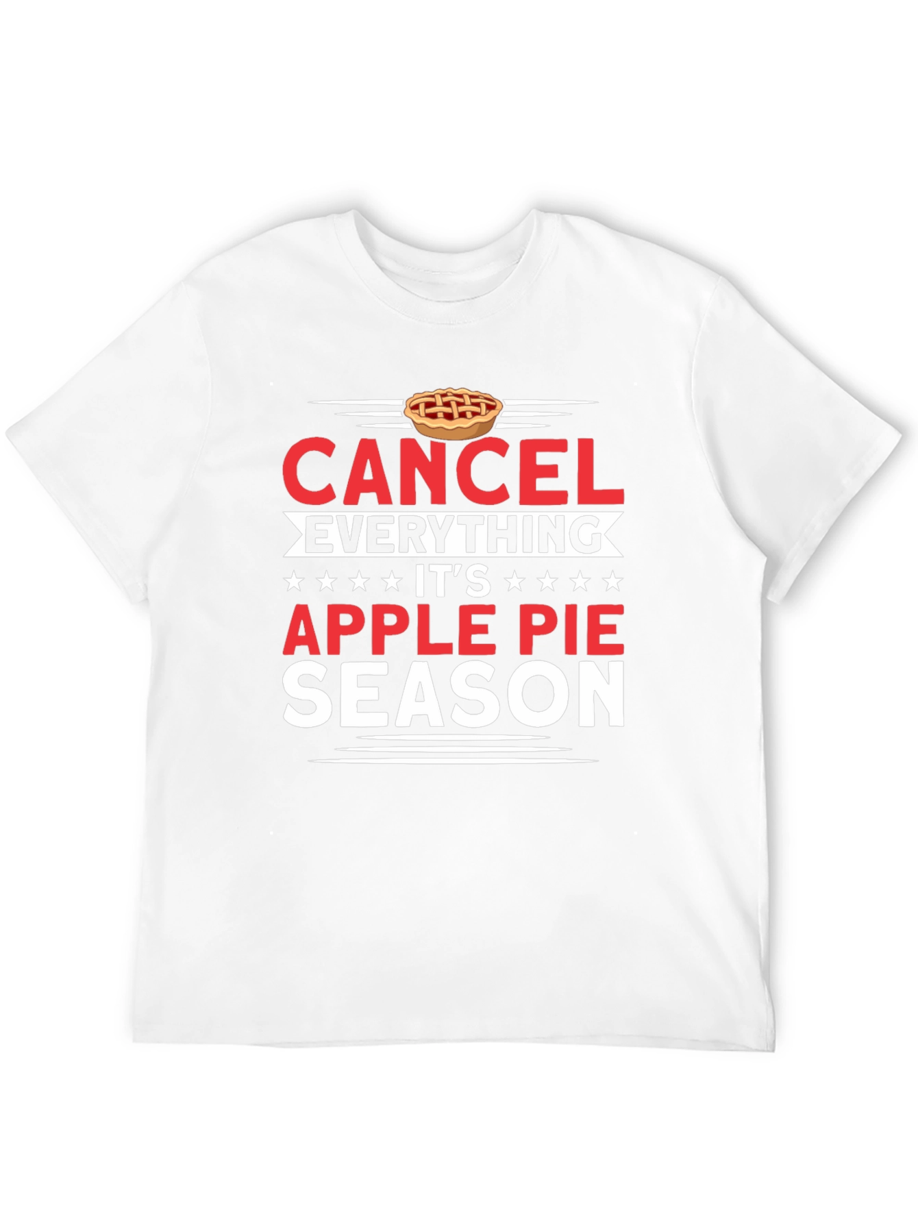 Black Cancel Everything Apple Pie Season T-Shirt view 12