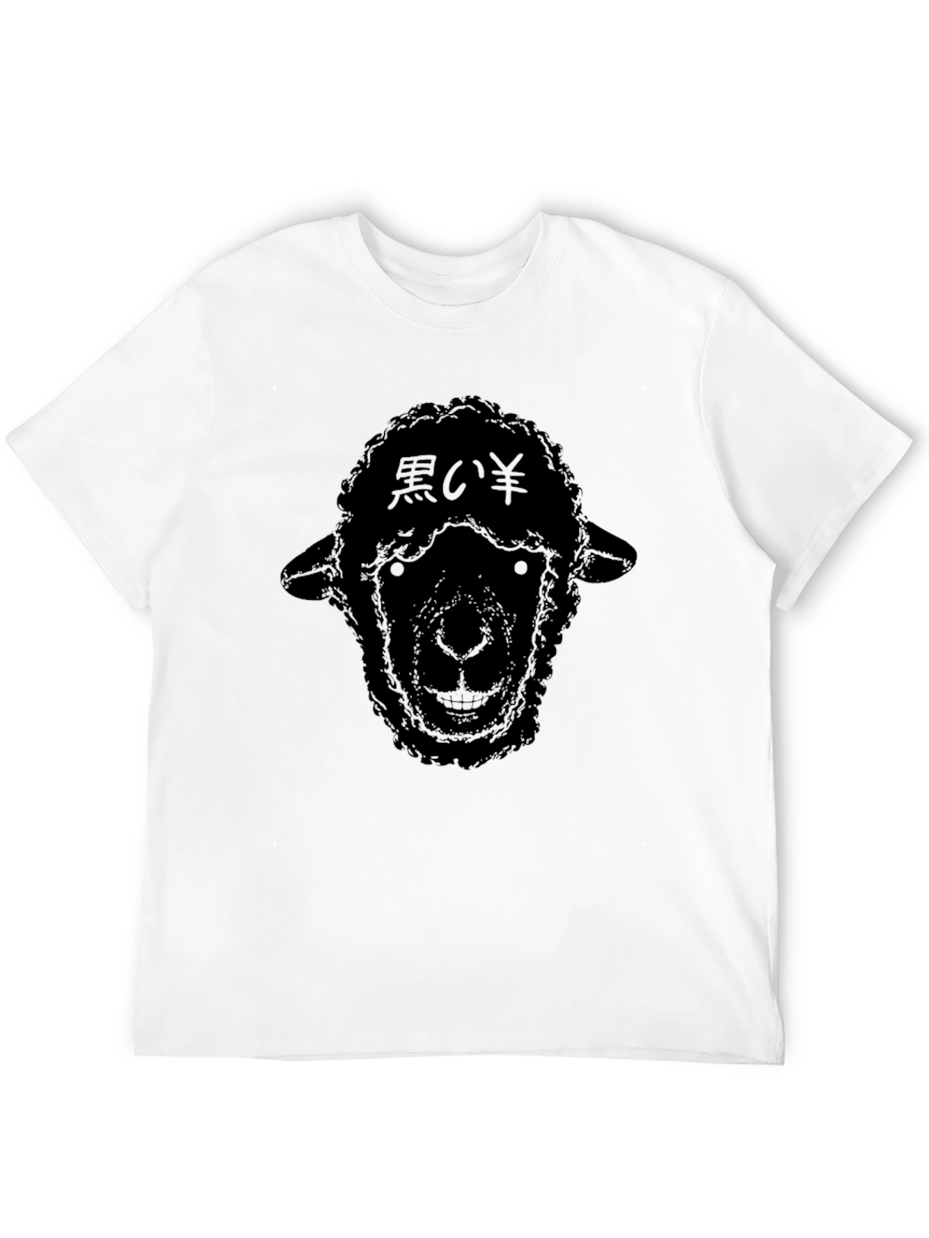 Black Black Sheep Tee - Japanese Design Soft Cotton view 12