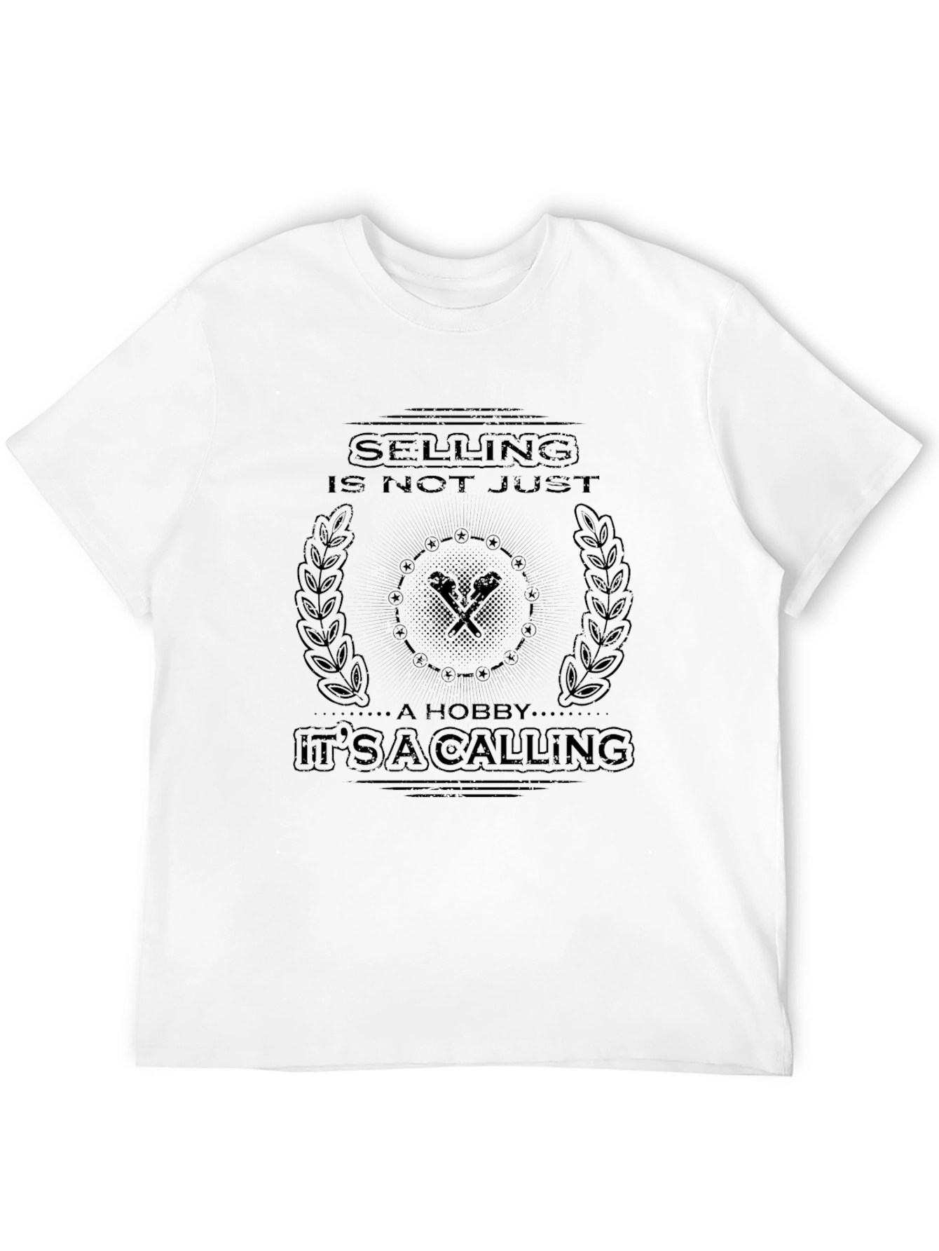 Black Selling Is Not Just A Hobby T-Shirt view 12