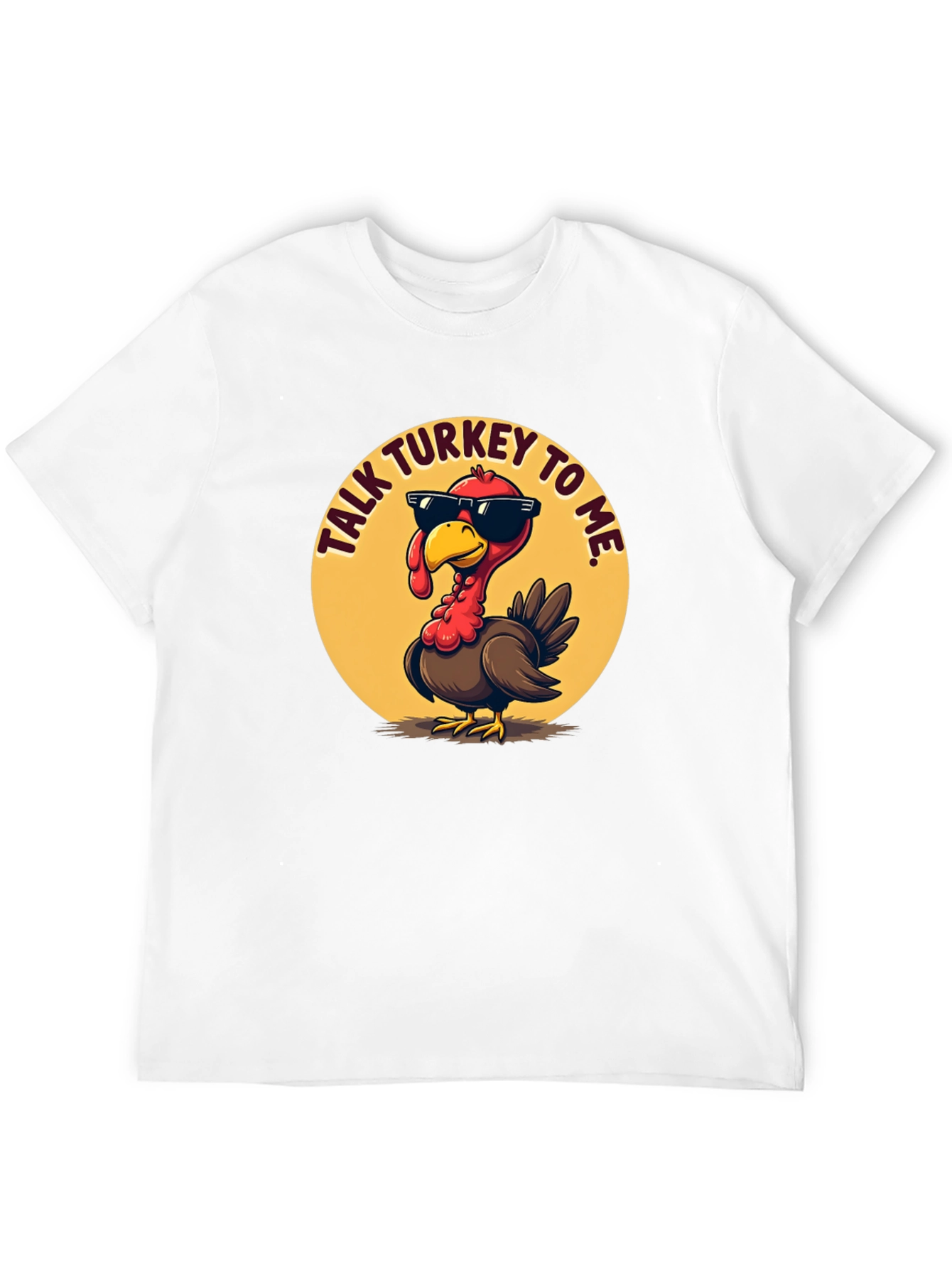 Black Talk Turkey To Me Black T-Shirt view 12