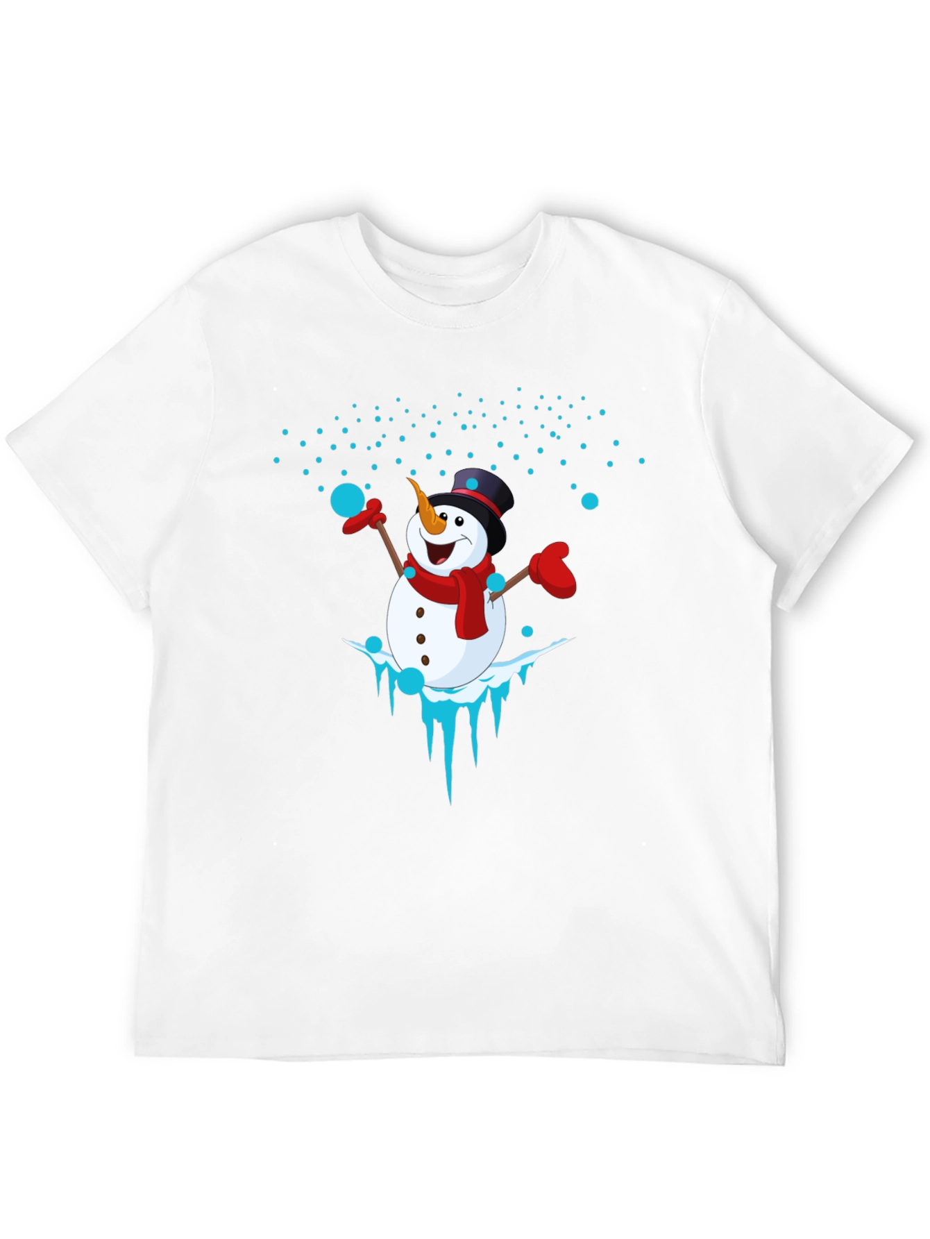 Black Snowman Graphic Tee - Holiday Cheer view 12