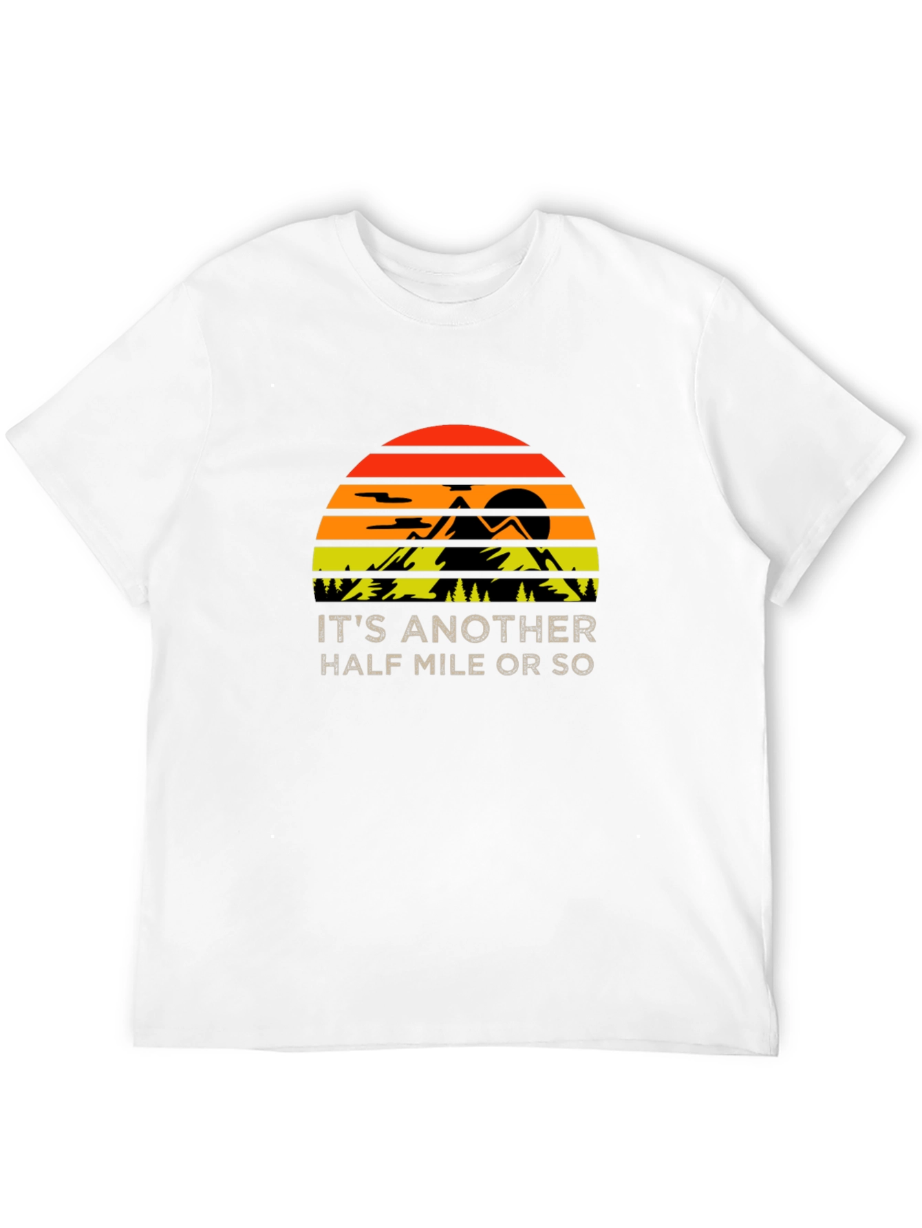 Black Hiking Half Mile T-Shirt view 12