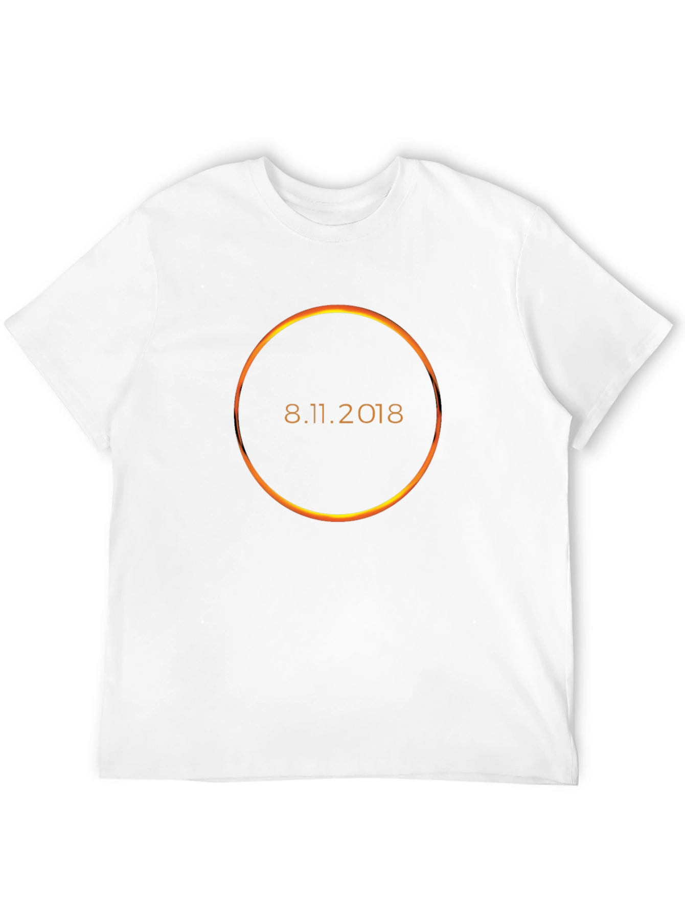 Black Eclipse 8.11.2018 Graphic Tee - Unique Solar Event Shirt view 12