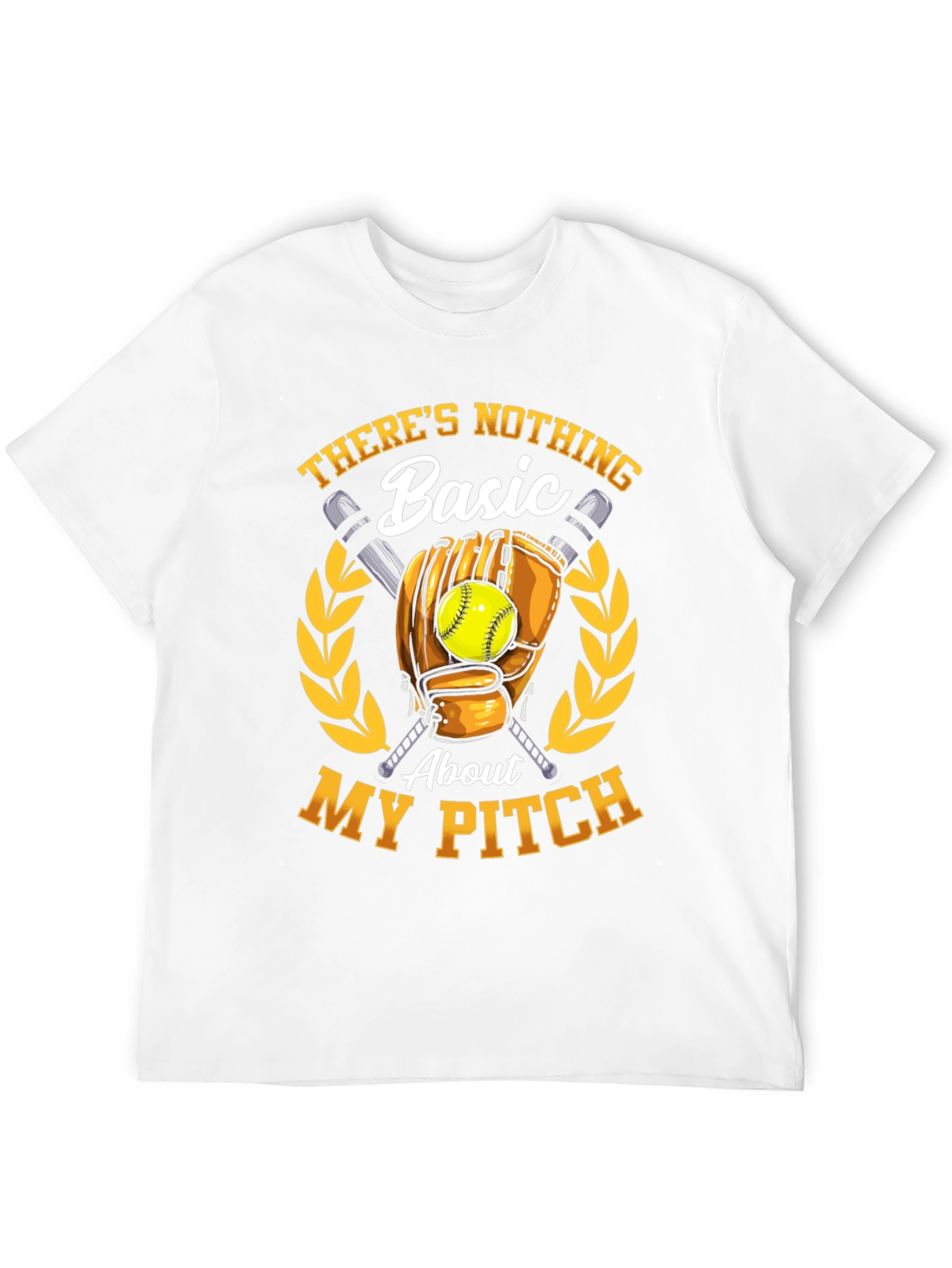 Black Nothing Basic About My Pitch T-Shirt view 12