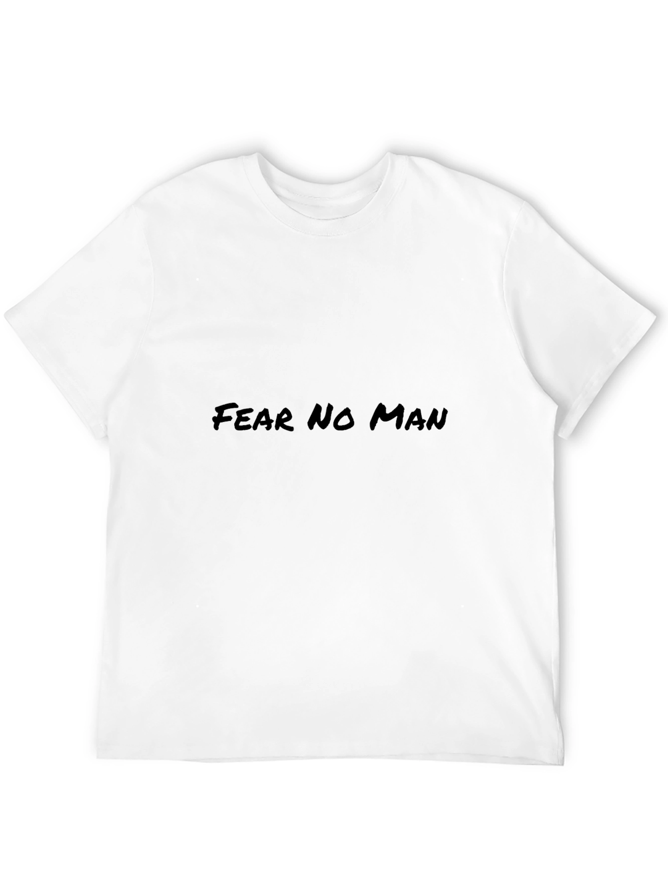 Black Fear No Man Black T-Shirt view 12