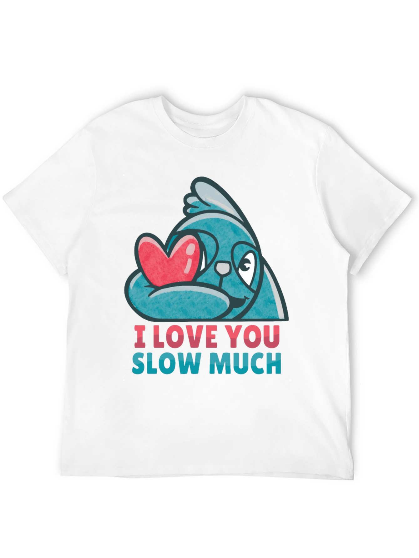 Black I Love You Slow Much Sloth Graphic Tee view 12