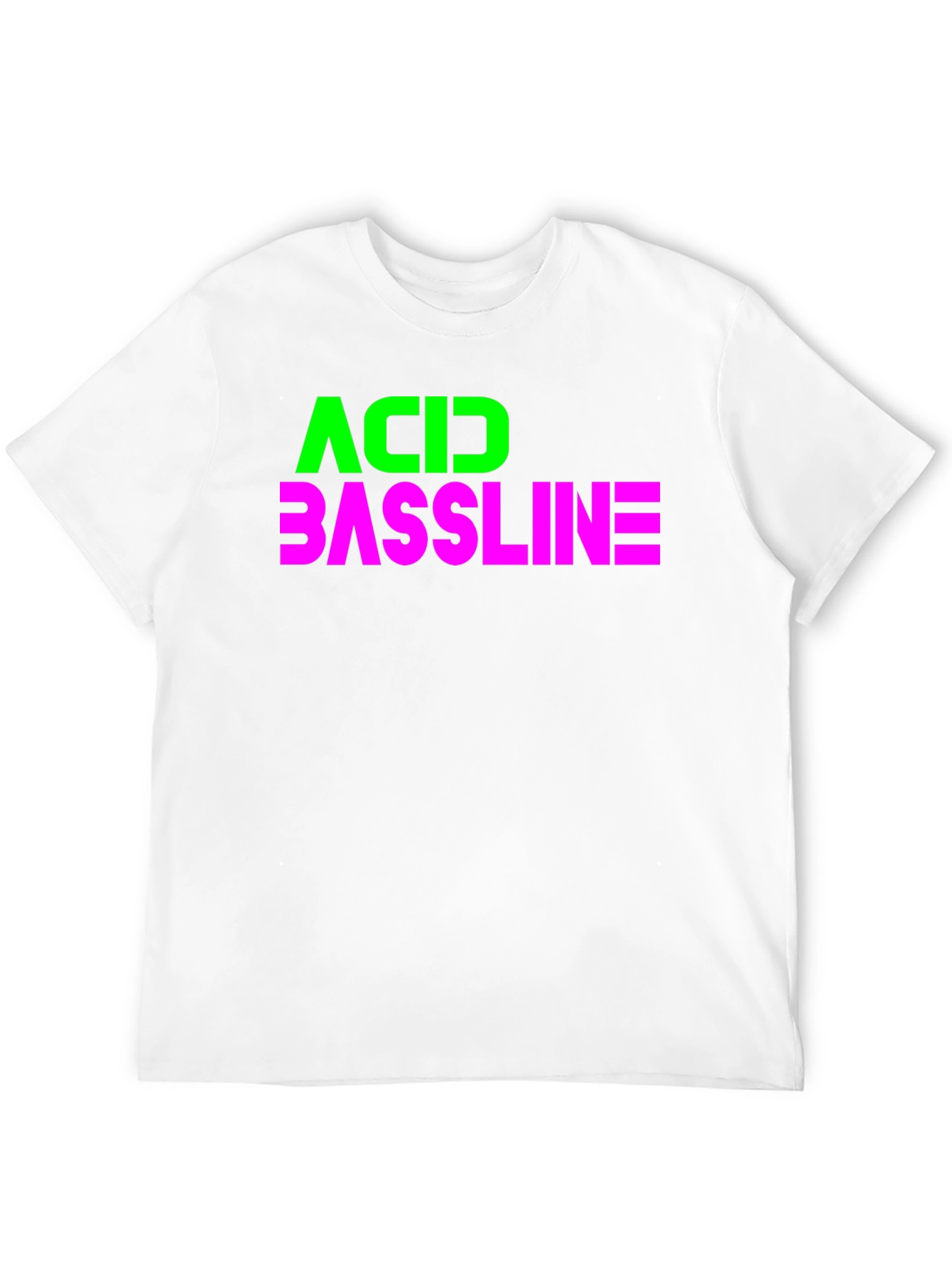 Black Acid Bassline Graphic Tee - Bold Statement Shirt view 12