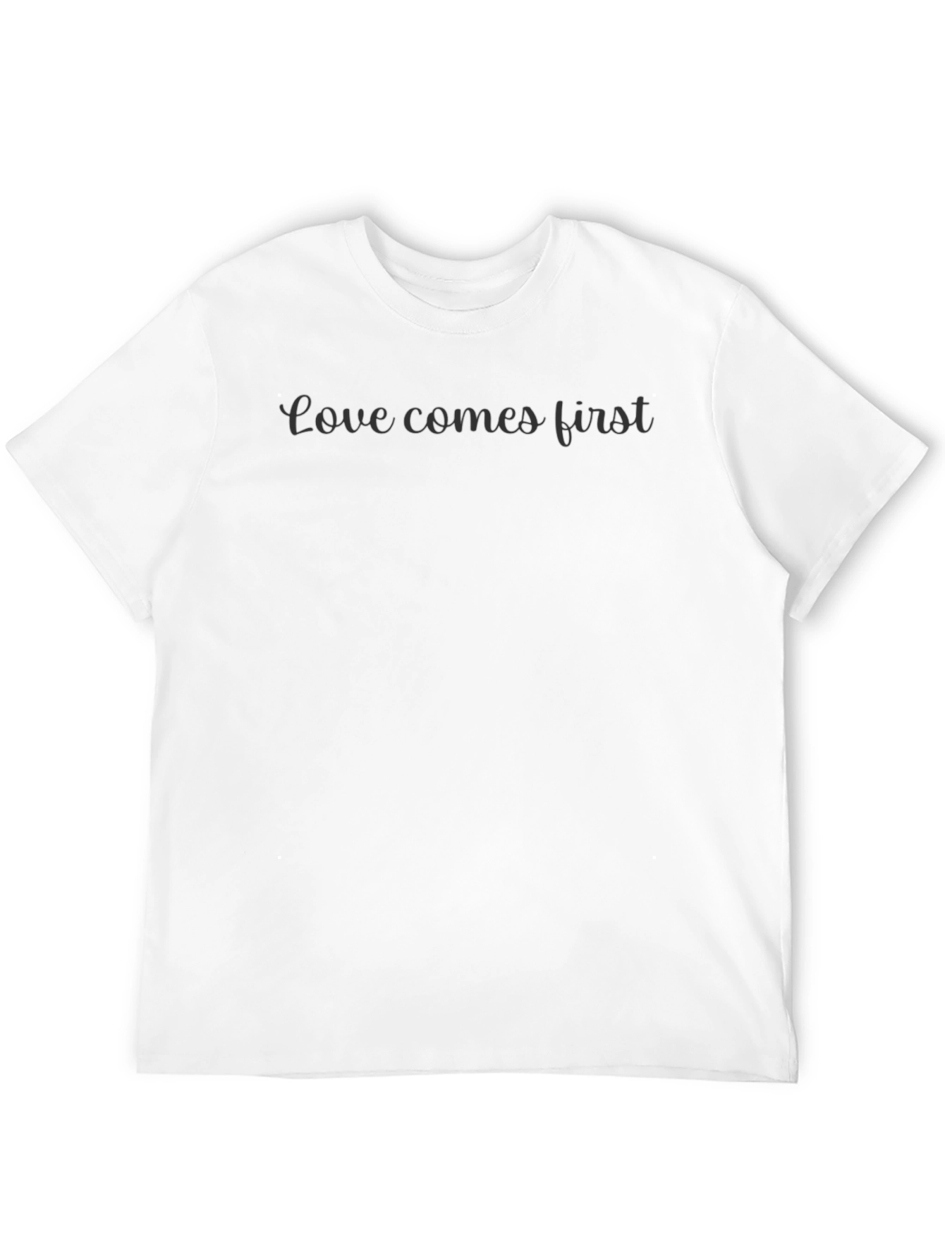 Black Love Comes First - Premium Black T-Shirt view 12