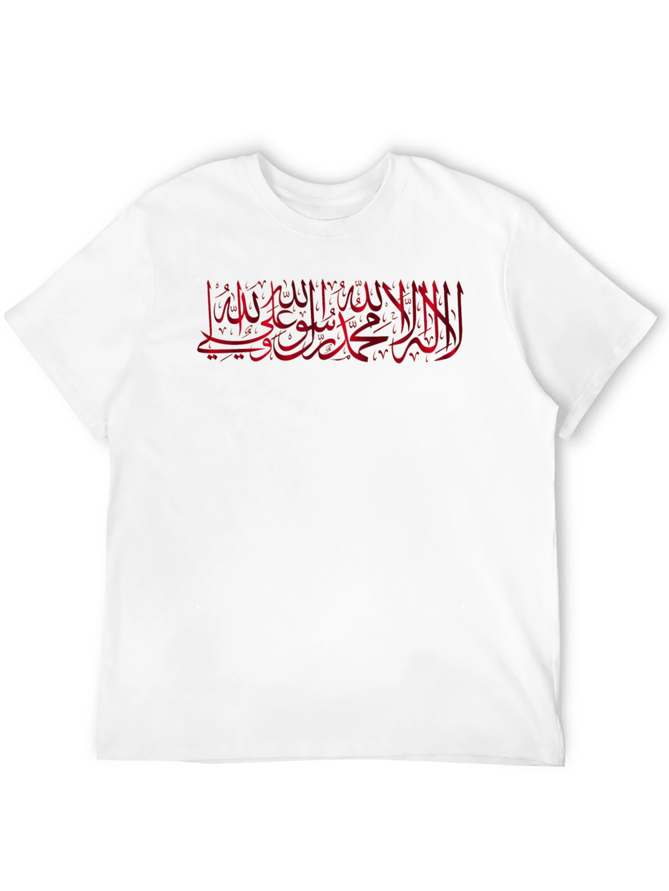 Black Black T-Shirt with Arabic Script Graphic Print view 12