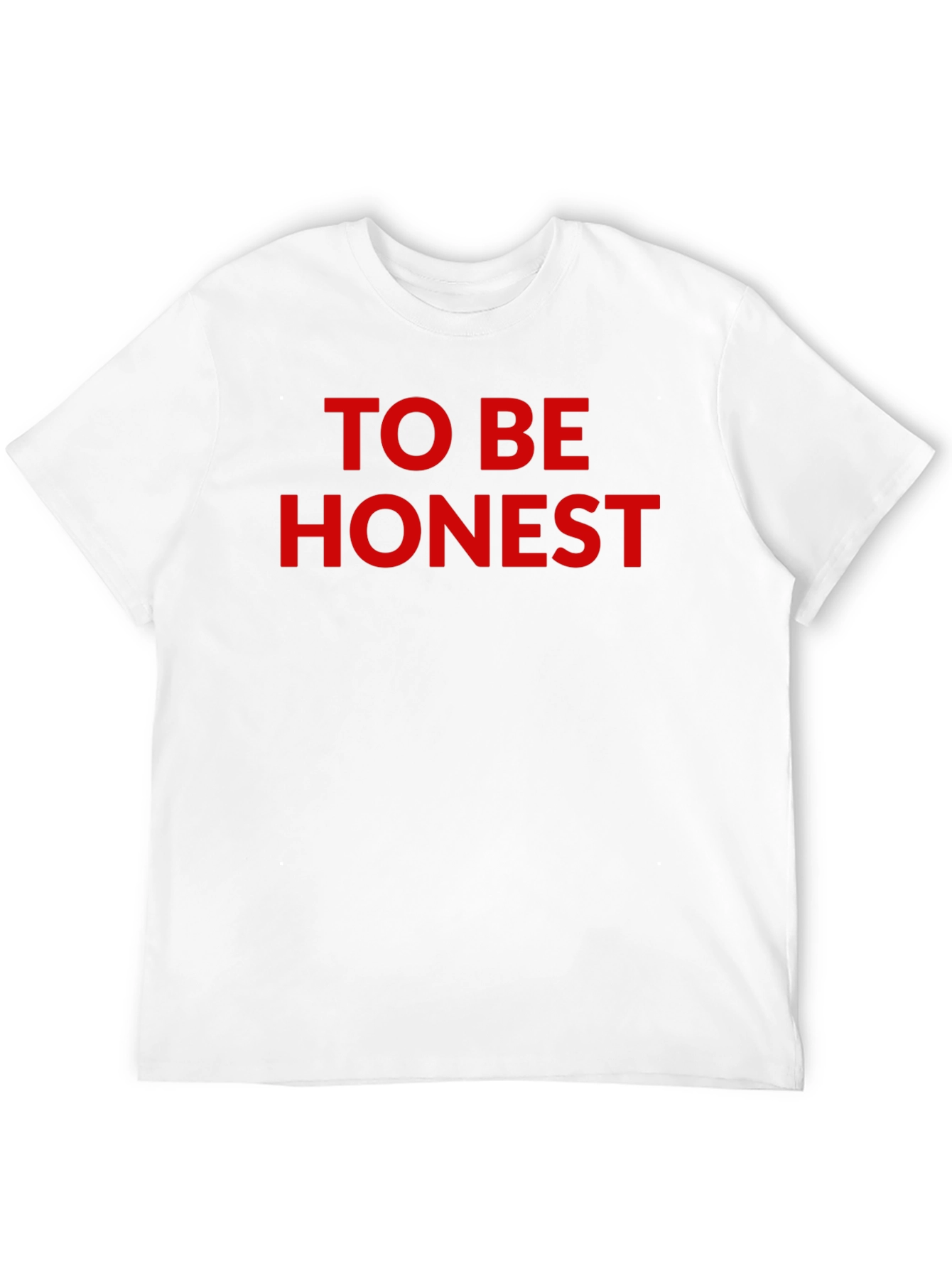 Black To Be Honest Graphic Tee - Soft Cotton Blend T-Shirt view 12