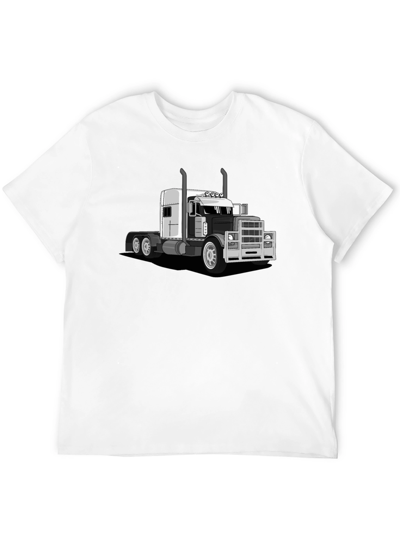 Black Truck Graphic T-Shirt - Black view 12