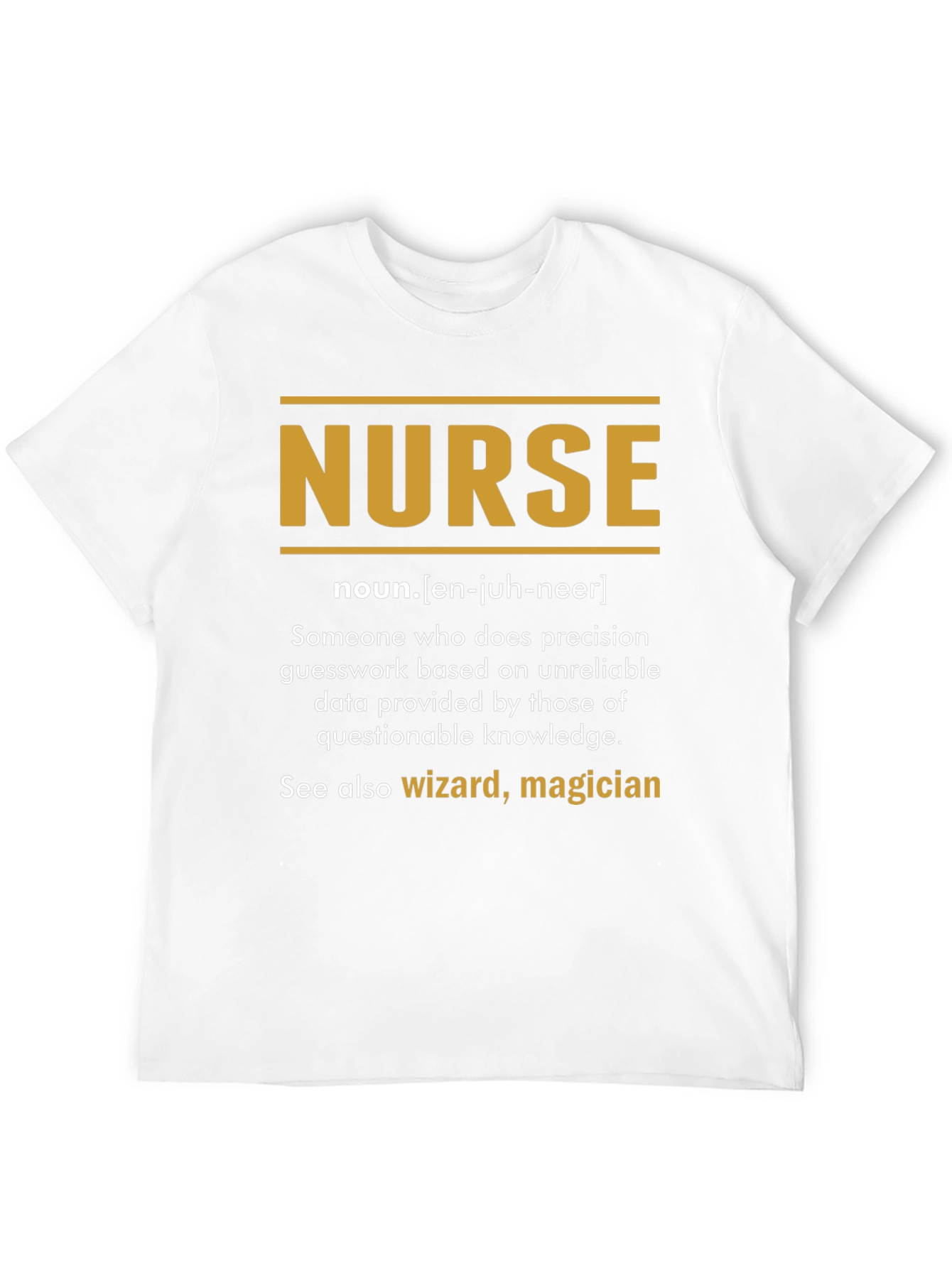 Black Funny Nurse Definition T-Shirt view 12