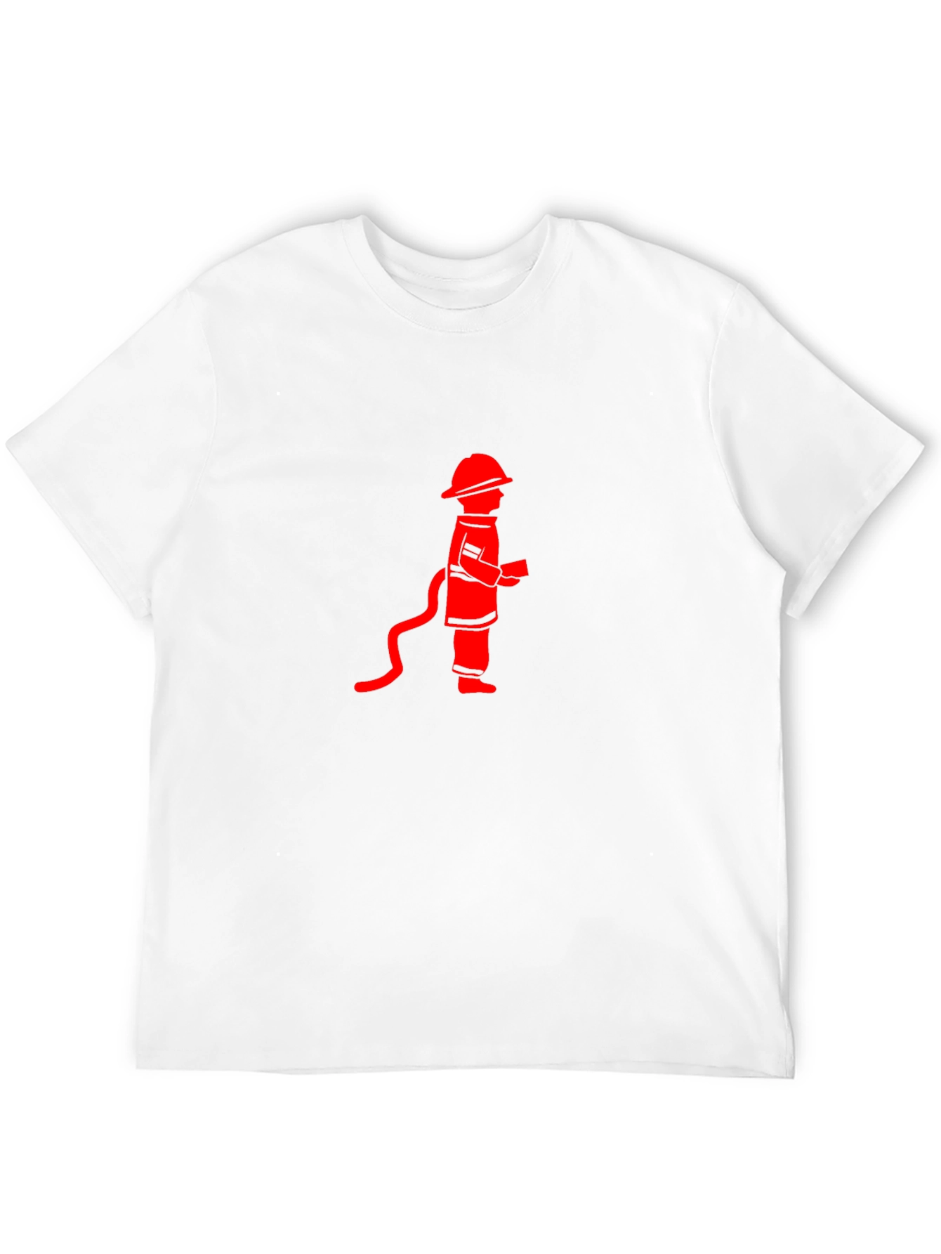 Black Firefighter Graphic Tee - Black view 12