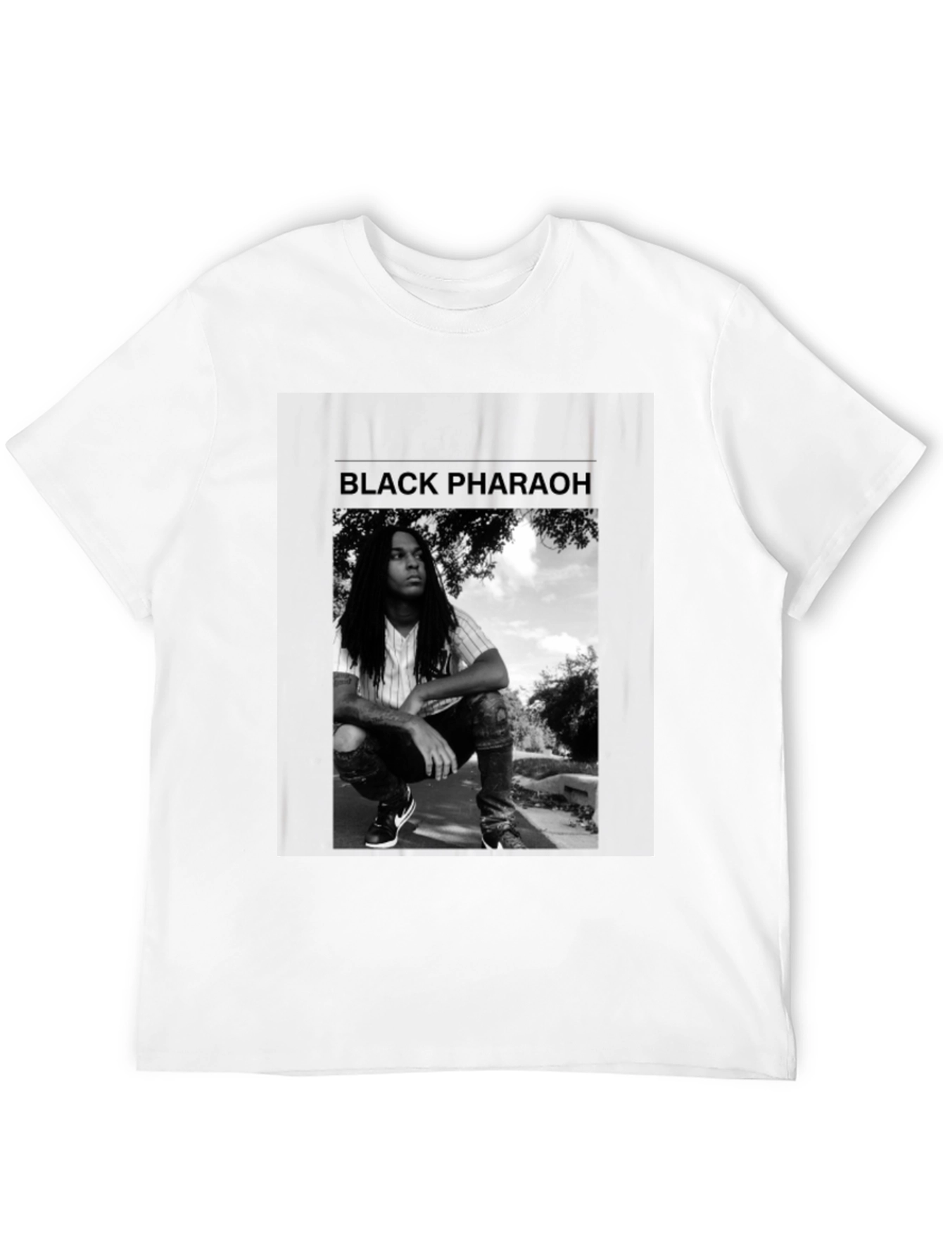 Black Black Pharaoh Graphic Tee - Unisex Soft Cotton T-Shirt view 12