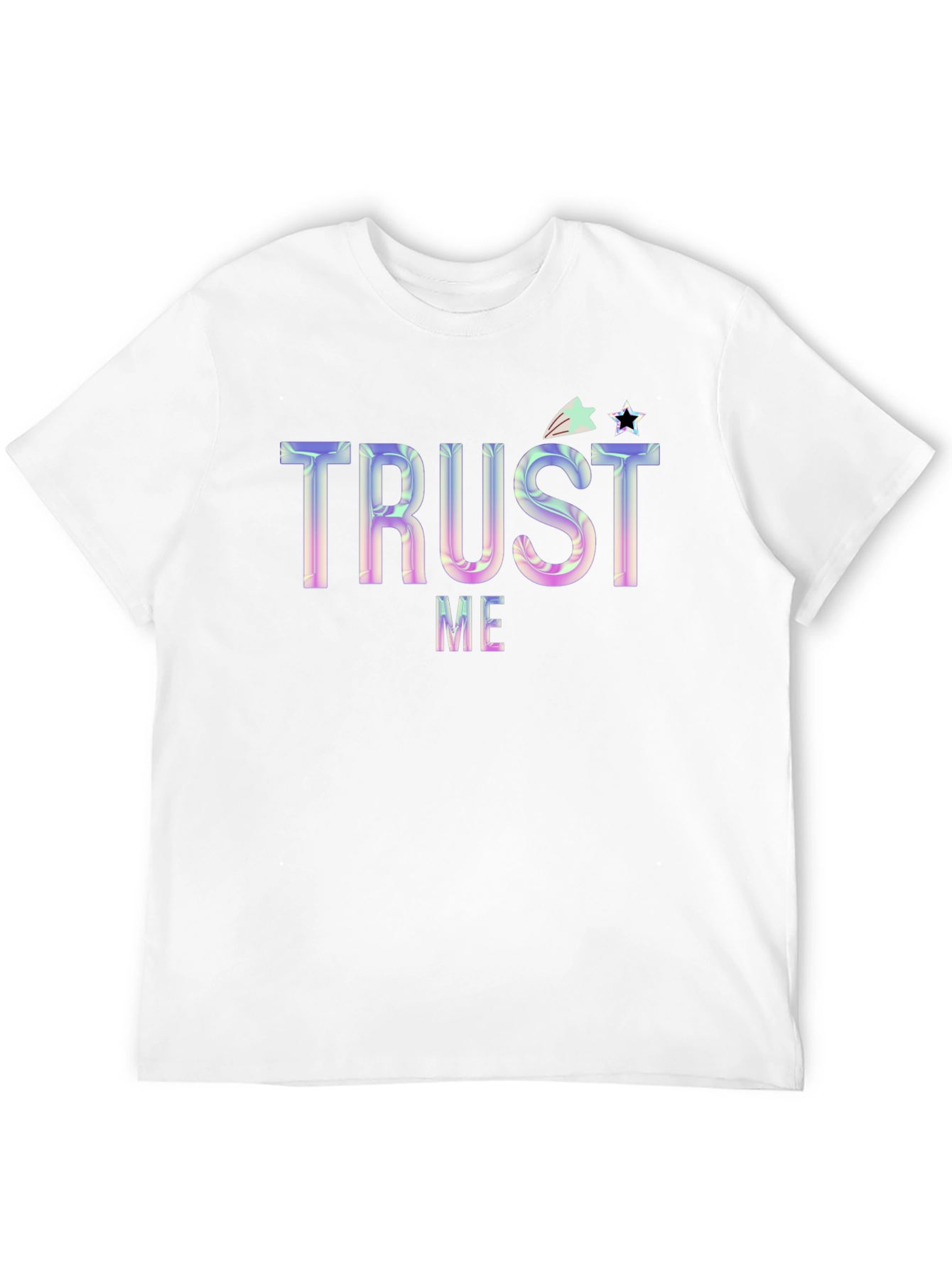 Black Trust Me Graphic Tee - Trendy Unisex T-Shirt view 12