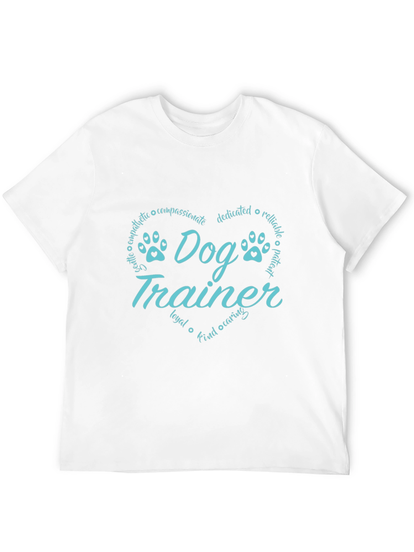 Black Dog Trainer Heart Graphic Tee - Black view 12