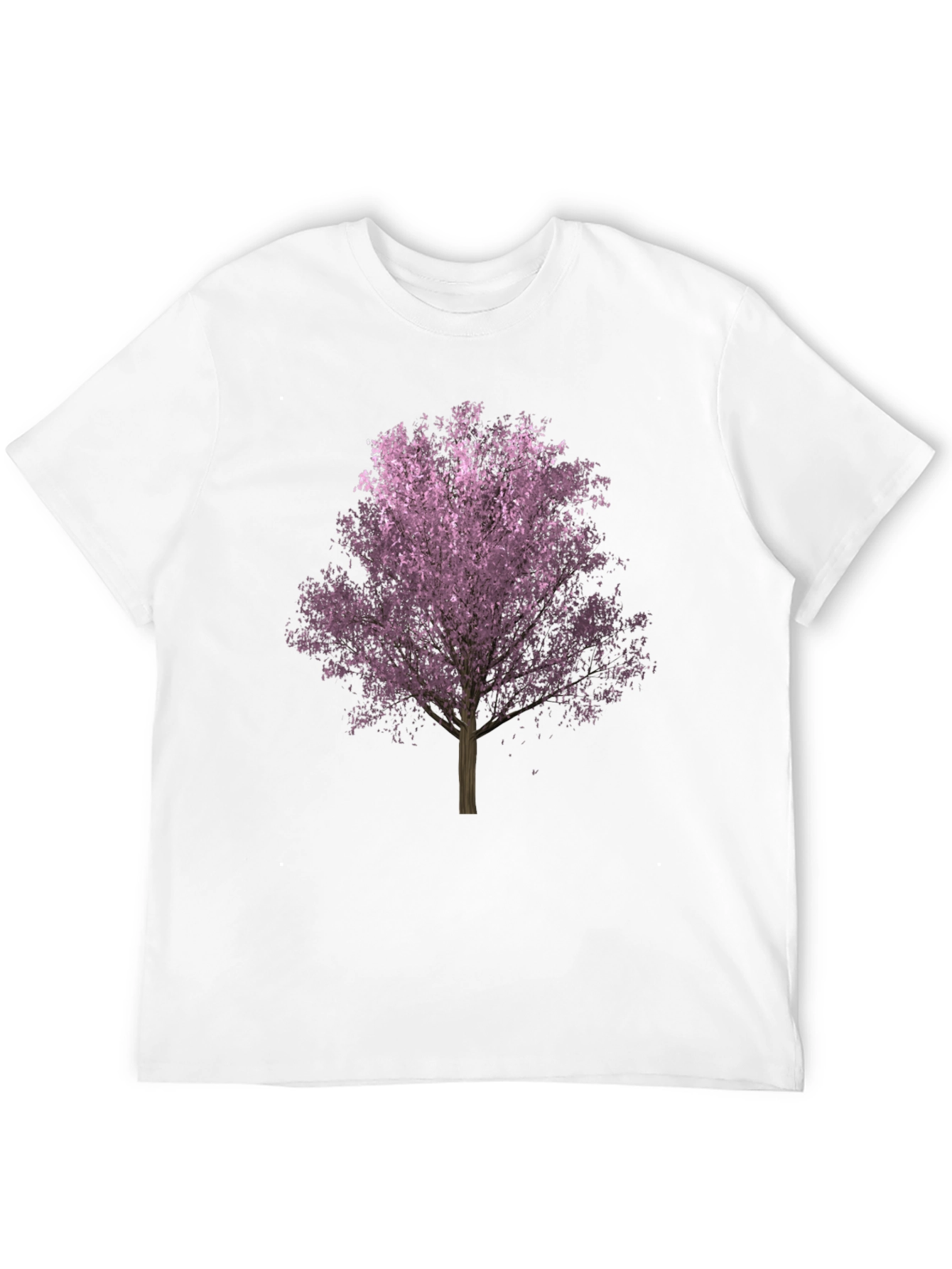 Black Blossom Tree Graphic T-Shirt - Men's Black Tee view 12