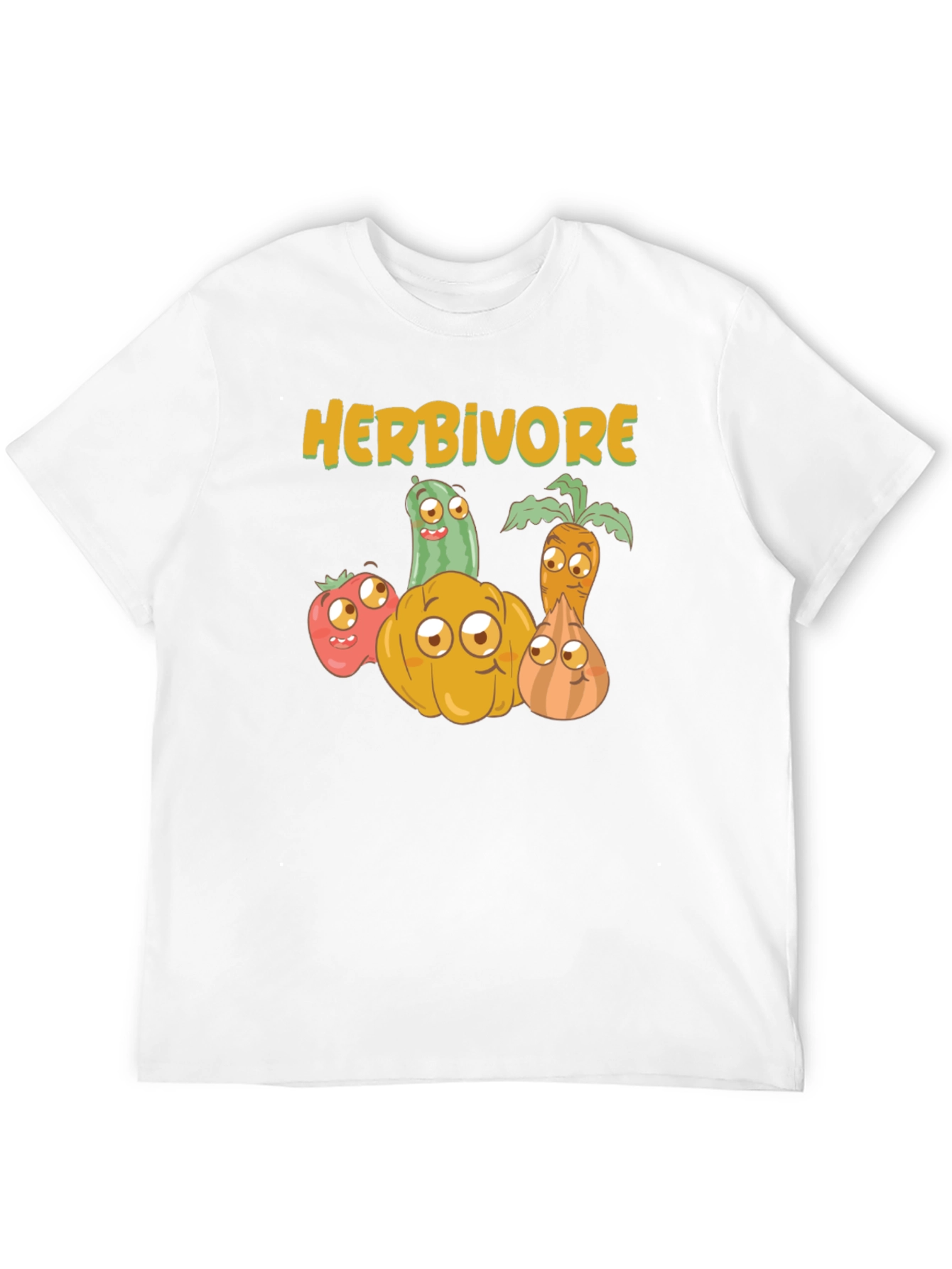 Herbivore Vegan T-Shirt - Cute Vegetable Design - 12
