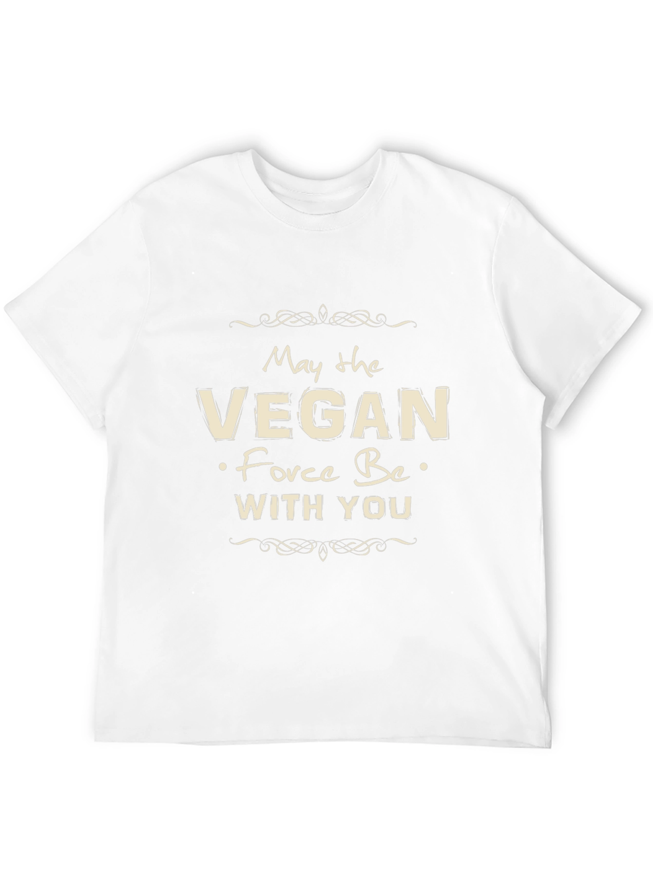 Vegan Force Be With You Black T-Shirt - 12