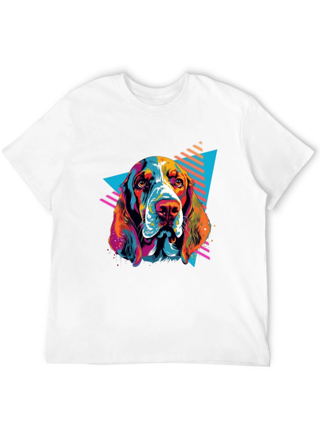 Black Retro Dog Graphic Tee - Black view 12