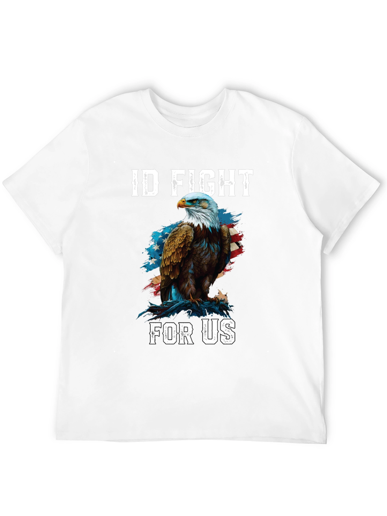 ID Fight For Us Patriotic Eagle T-Shirt - 12