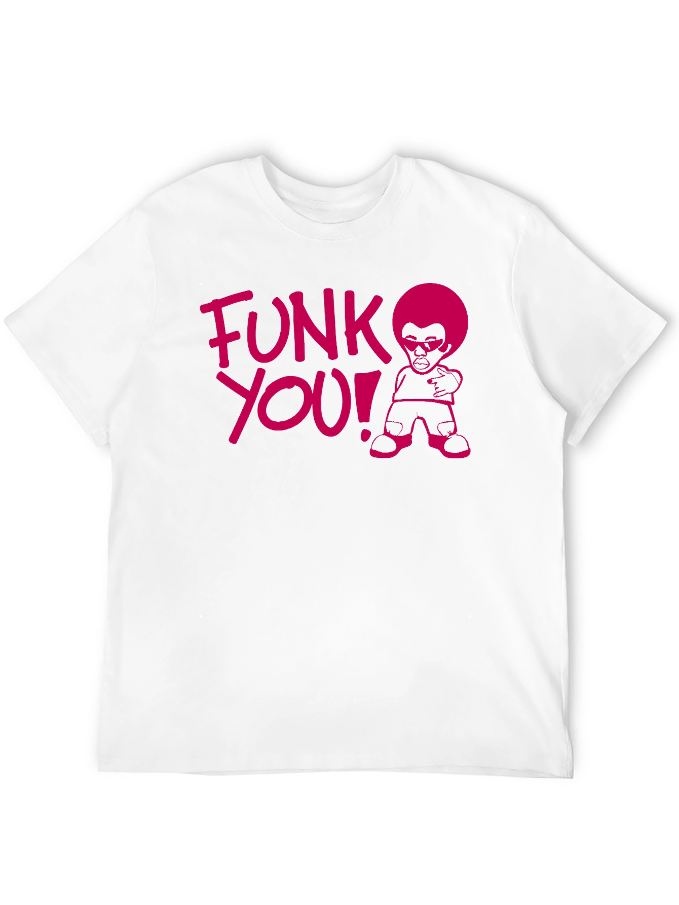 Black Funk You! Graphic Tee - Black Cotton T-Shirt view 12