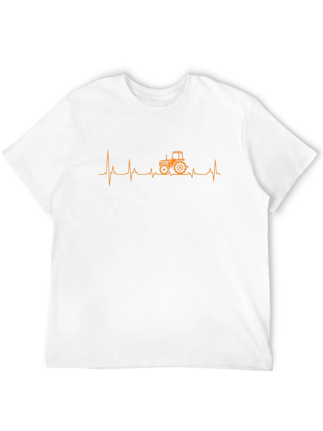 Black Tractor Heartbeat Graphic Tee - Black view 12