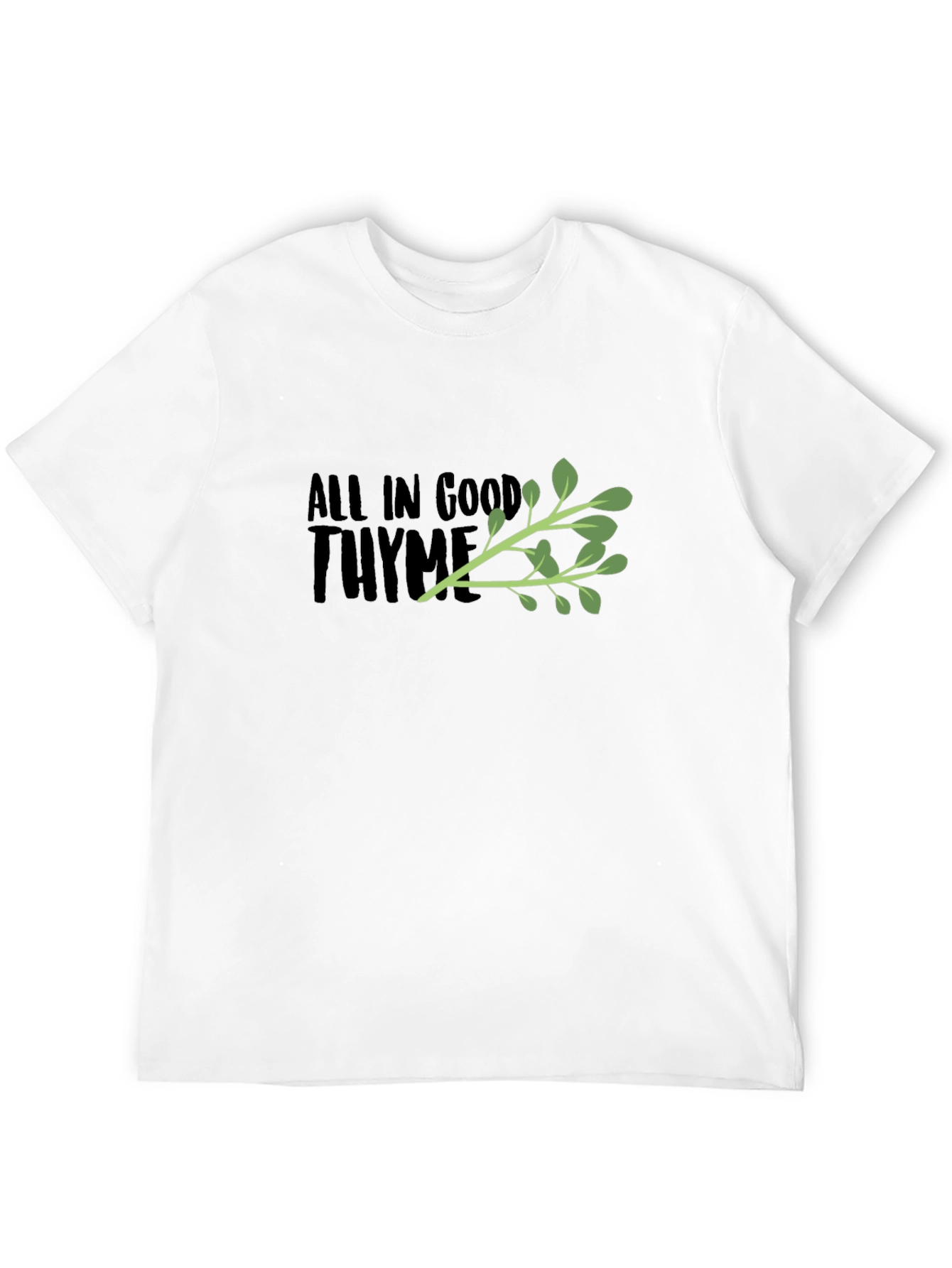 Black All in Good Thyme Graphic Tee view 12