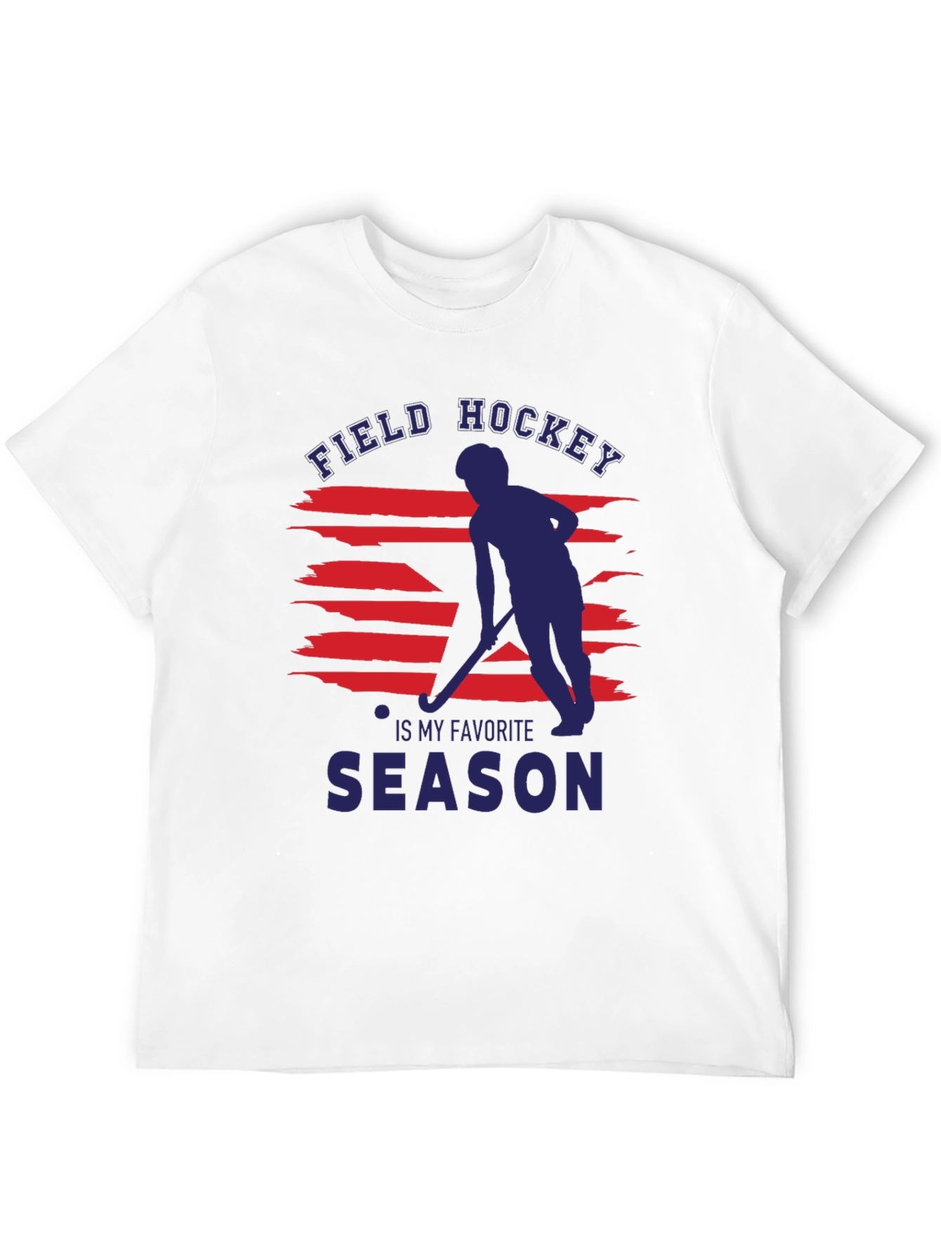 Black Field Hockey Favorite Season Graphic Tee view 12