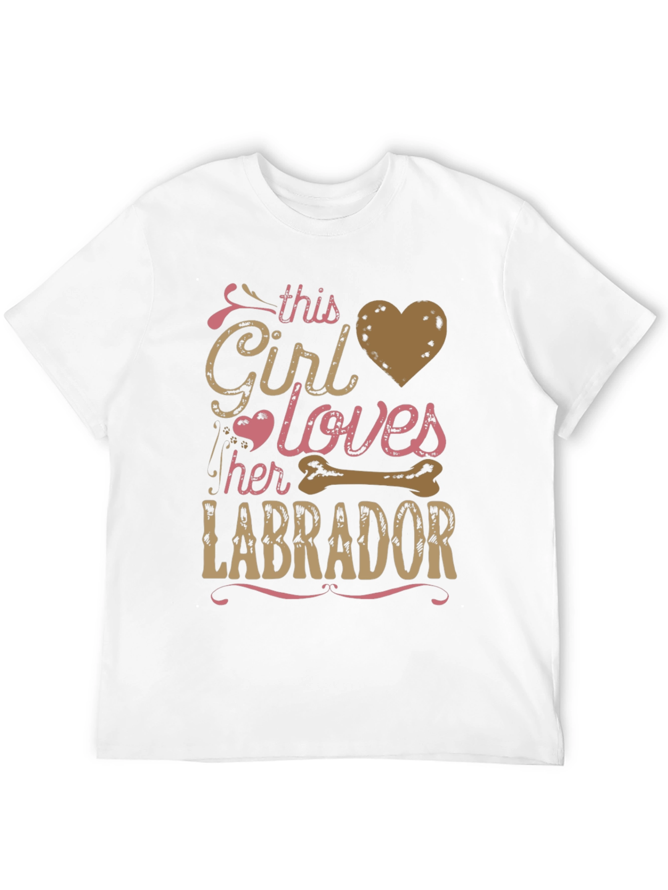 Black Girl Loves Labrador T-Shirt view 12