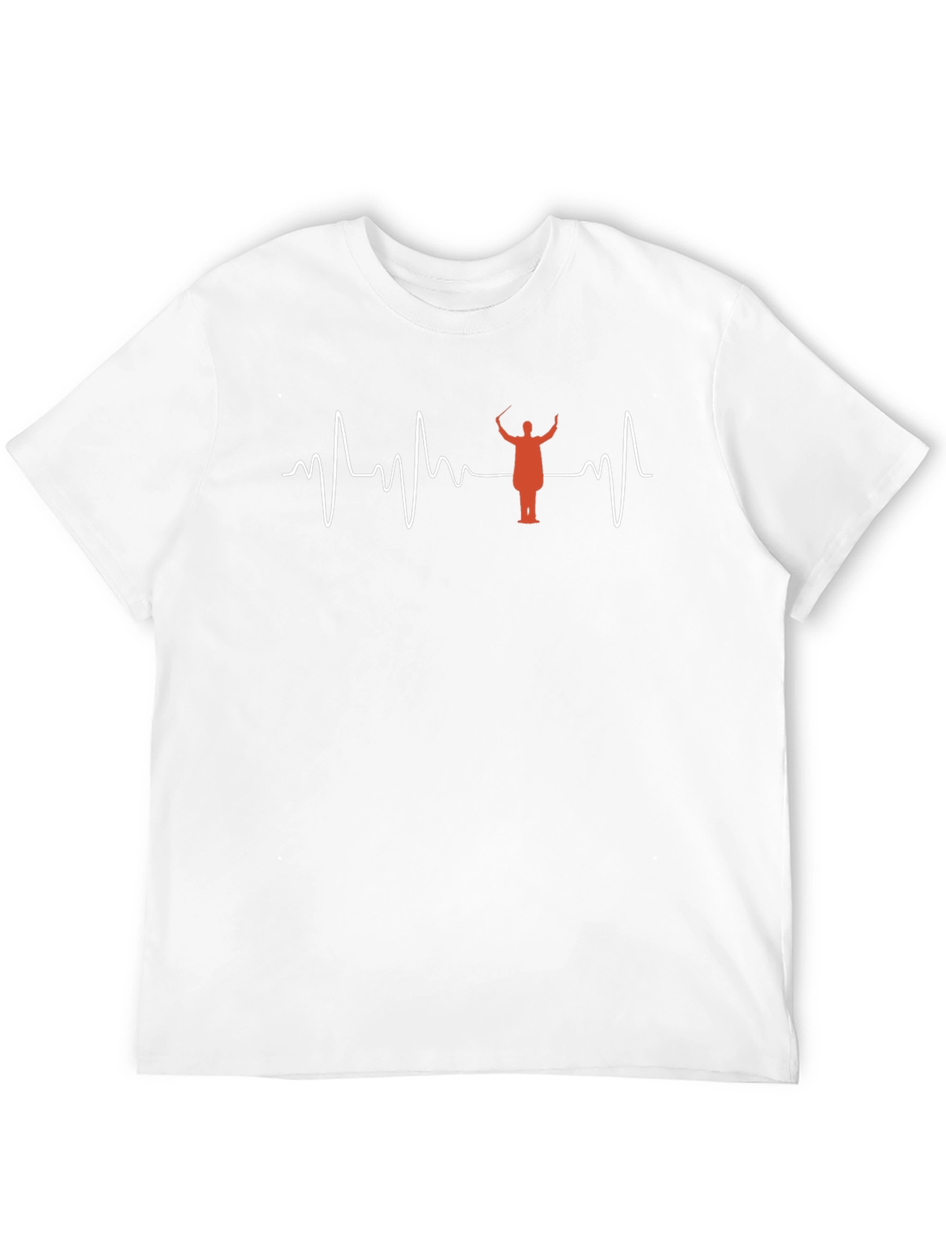 Black Conductor Heartbeat T-Shirt - Music Lover Tee view 12