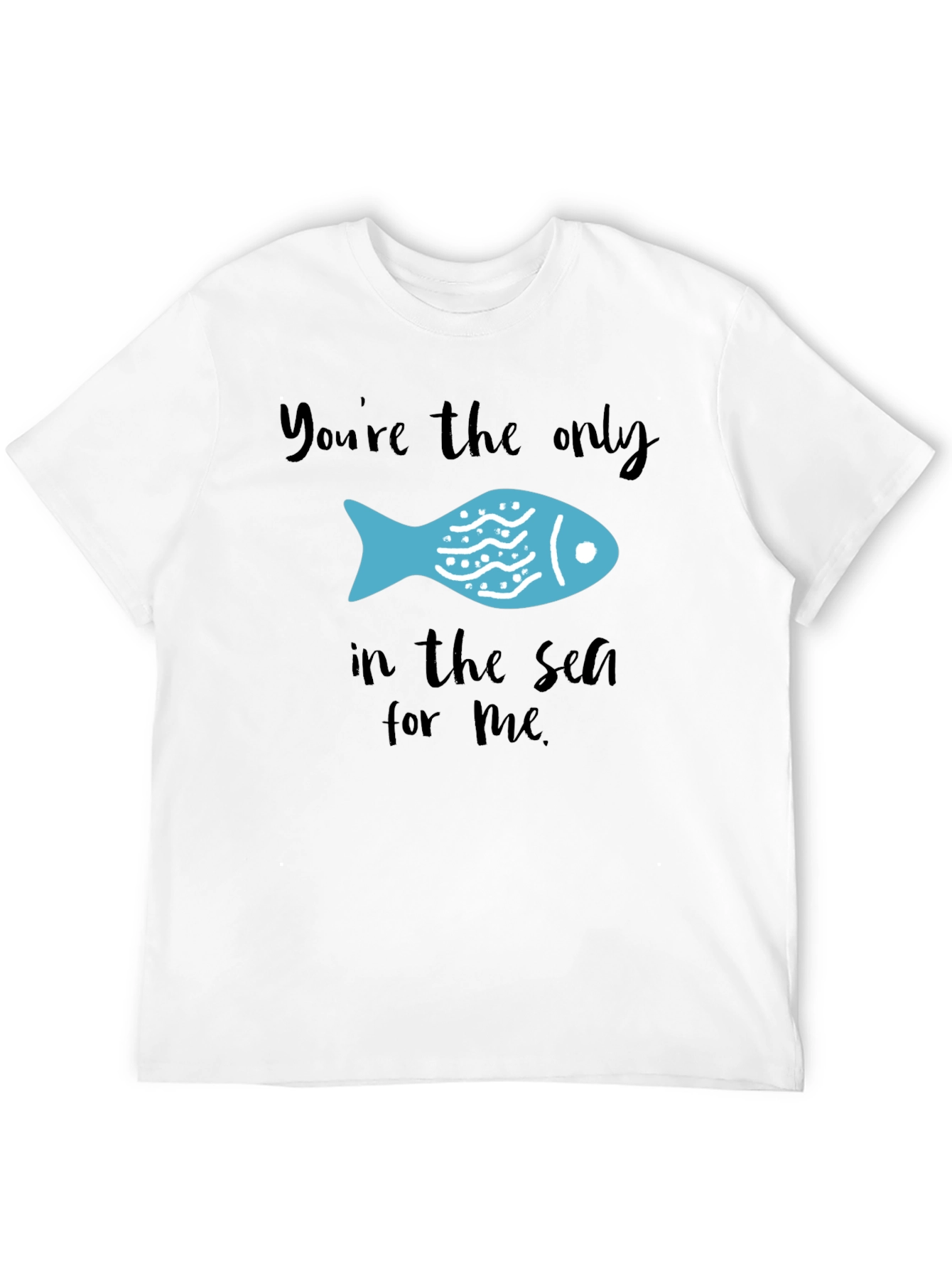 Black You're The Only Fish in the Sea Graphic T-Shirt view 12