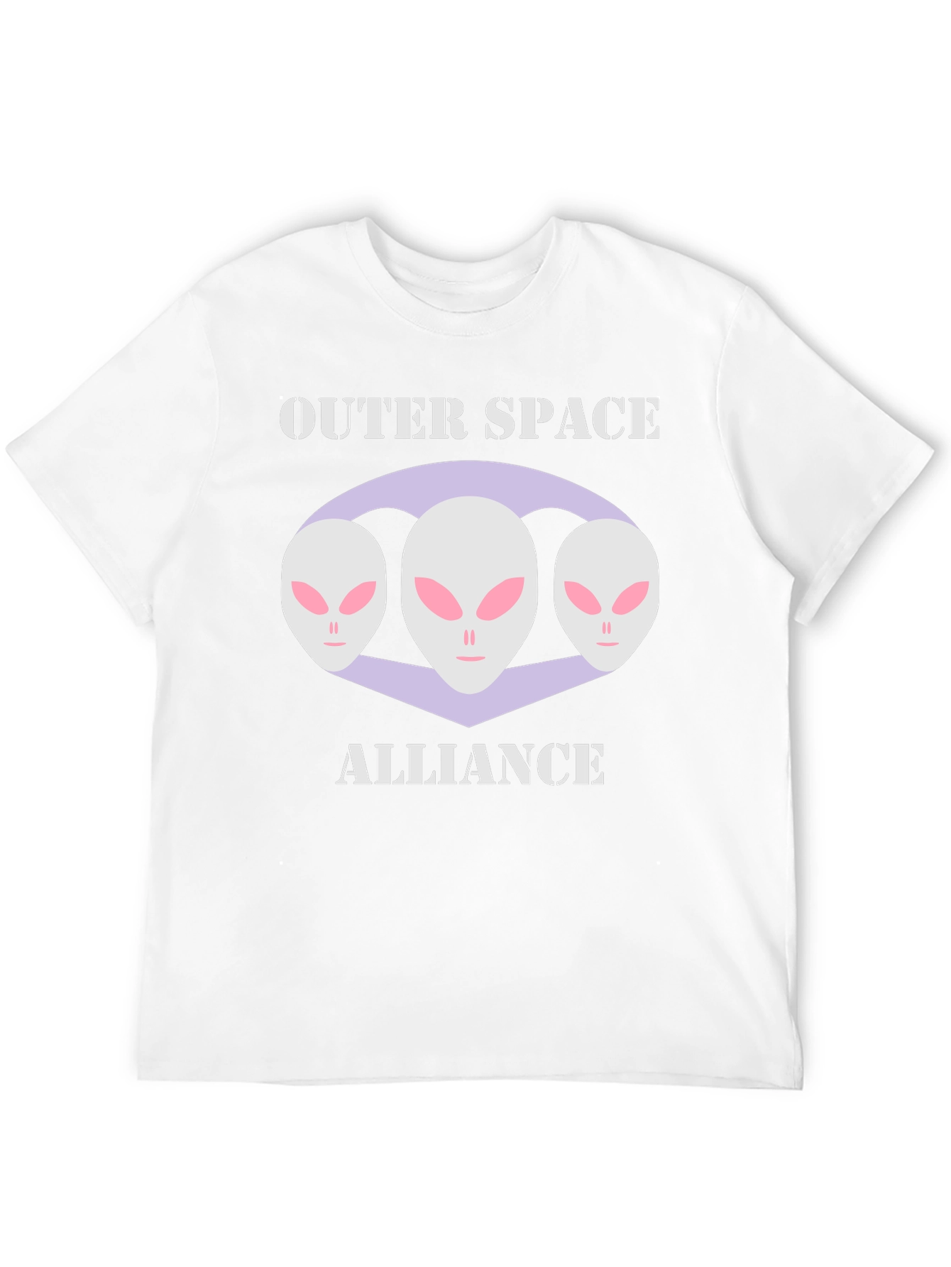 Black Outer Space Alliance Alien Graphic T-Shirt view 12