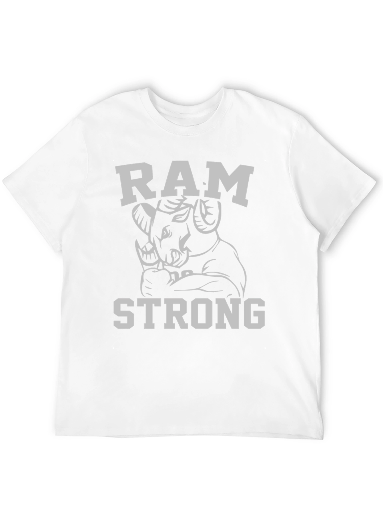Black Ram Strong Graphic T-Shirt - Black view 12