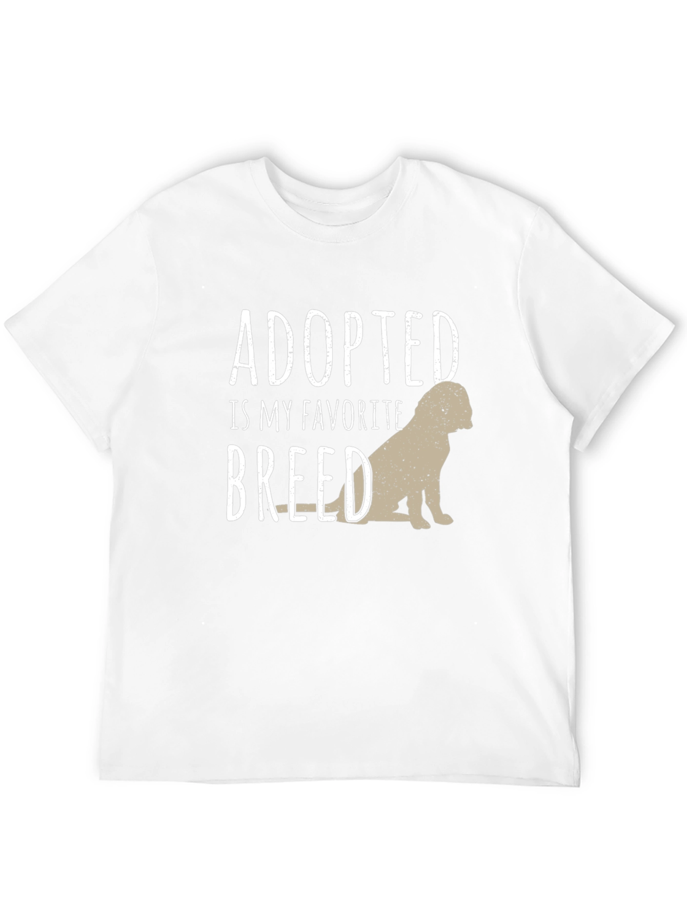 Black Adopted is My Favorite Breed T-Shirt view 12