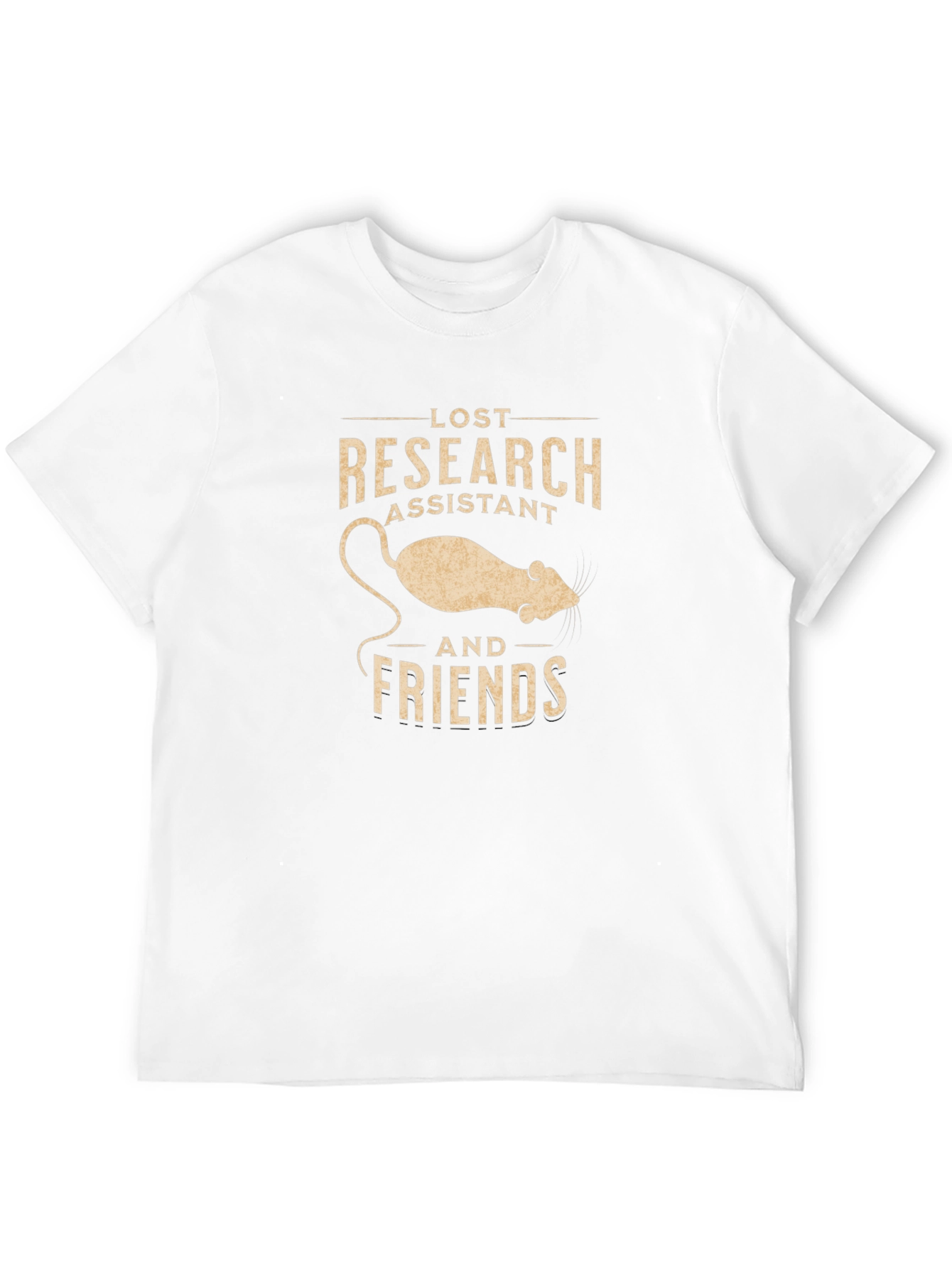 Black Lost Research Assistant T-Shirt view 12