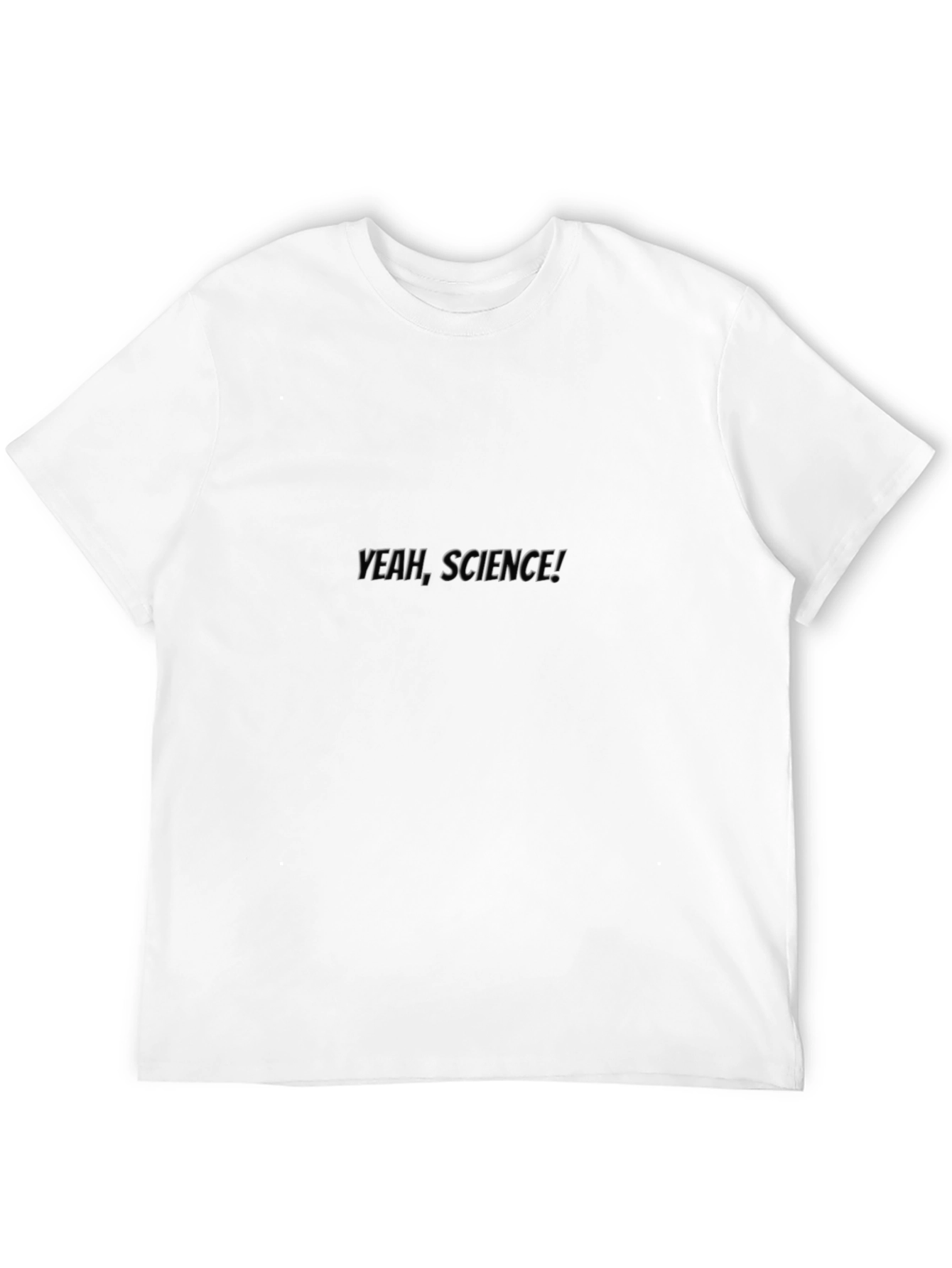 Black Yeah, Science! Black Graphic T-Shirt view 12