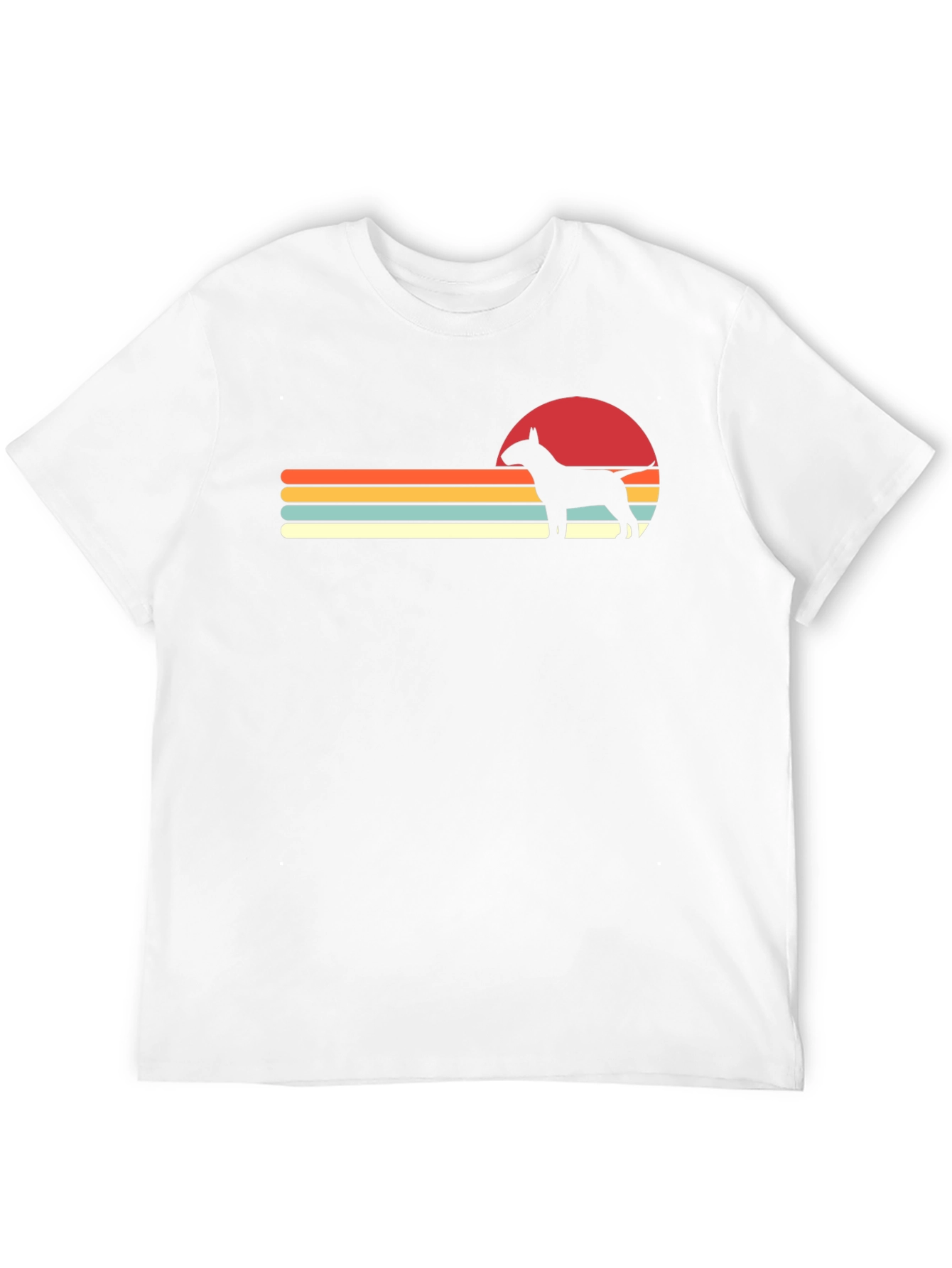 Retro Dog Silhouette T-Shirt - 12
