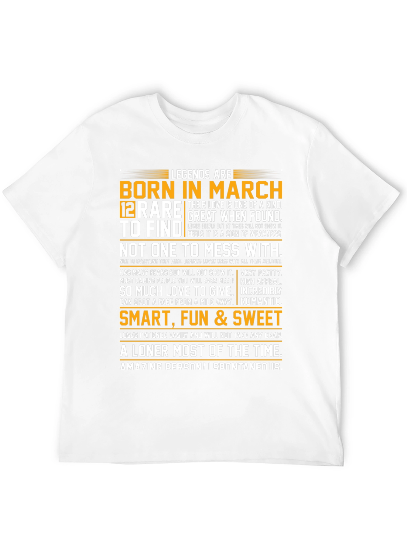 Legends Born in March T-Shirt - 12