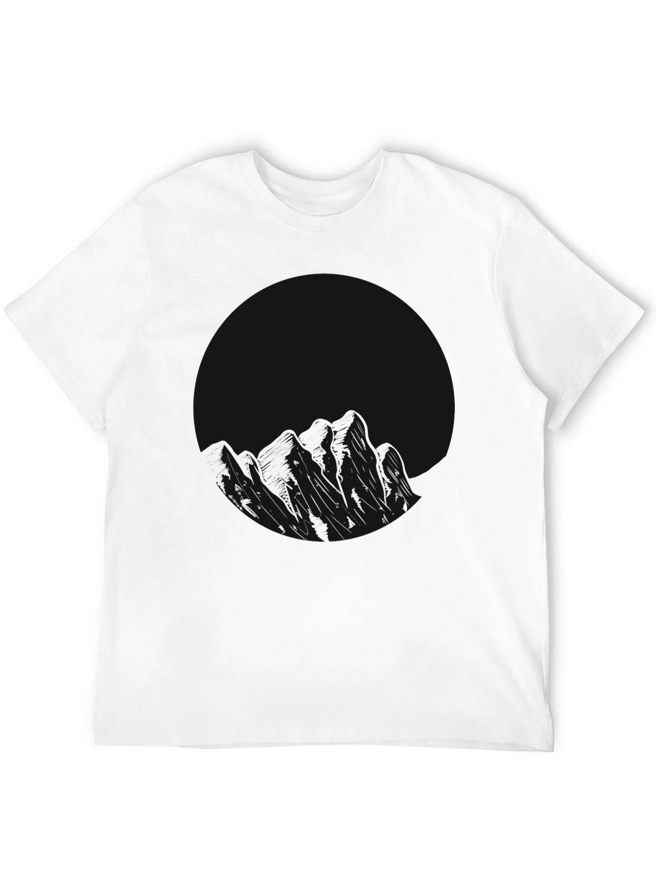 Black Classic Black Crew Neck T-Shirt view 12