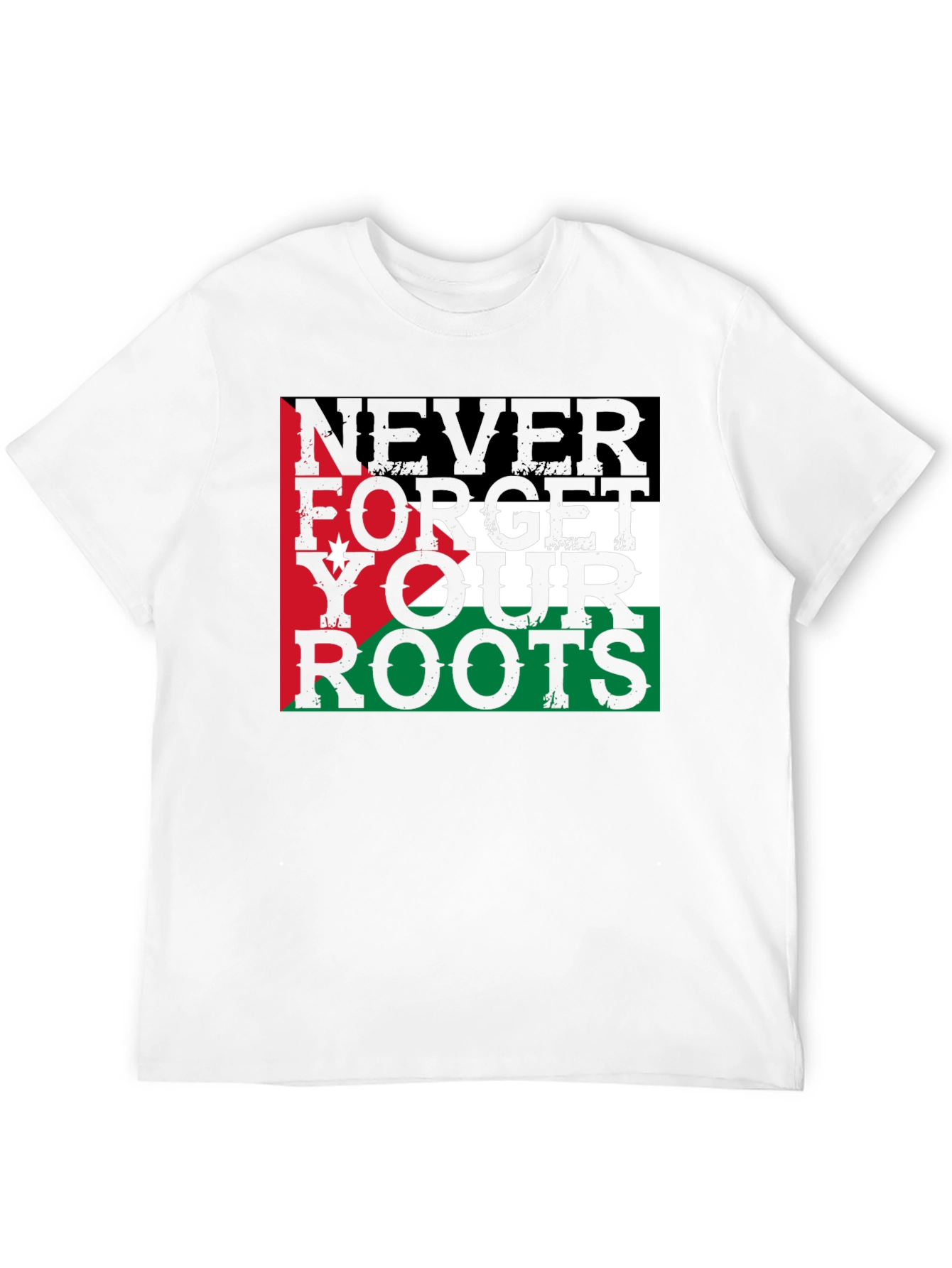Black Jordan Roots T-Shirt - Never Forget view 12