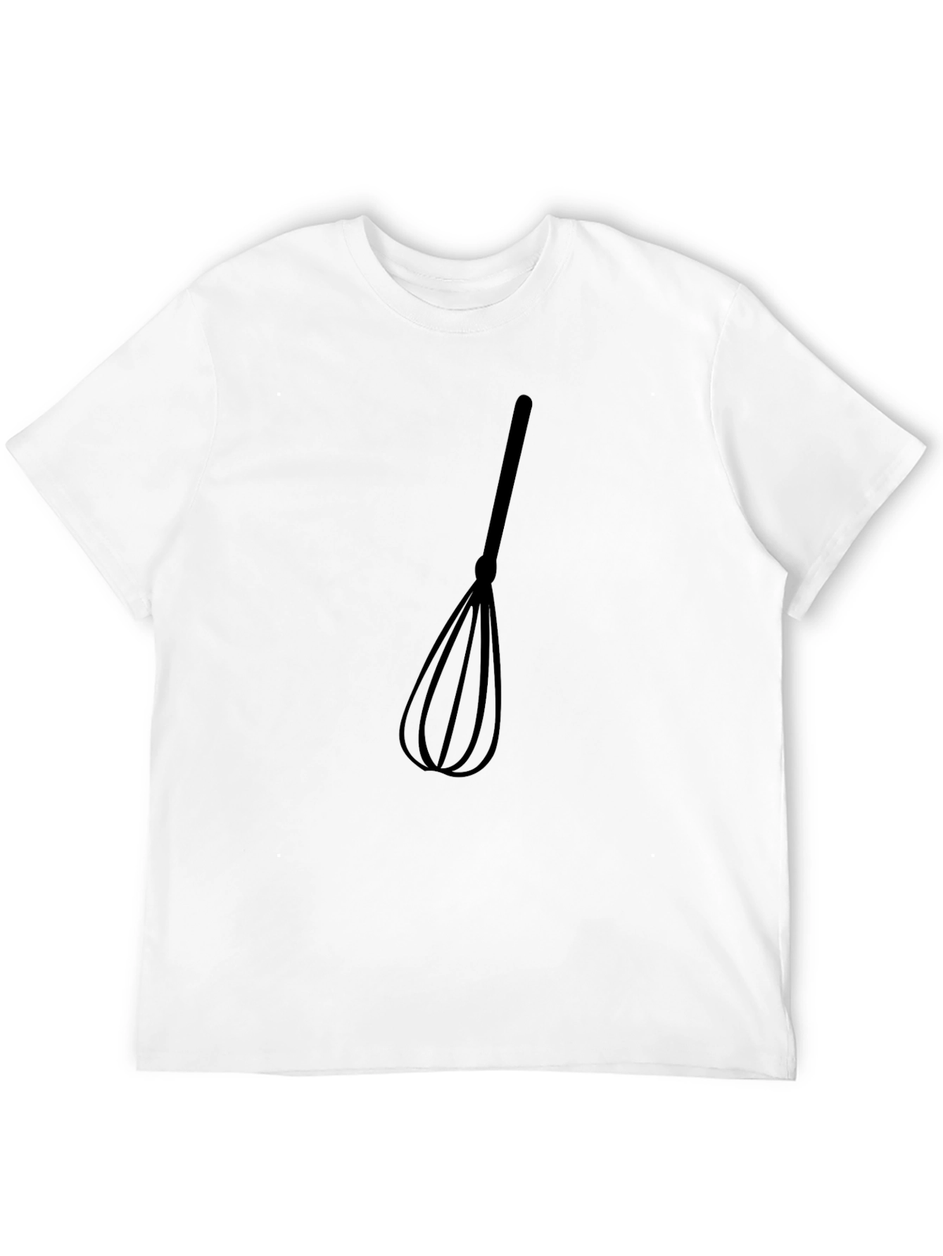 Black Whisk Graphic T-Shirt - Casual Black Tee for Culinary Enthusiasts view 12