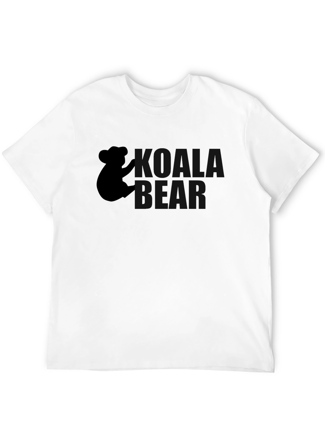 Black Koala Bear Graphic Tee - Soft Cotton Comfort view 12