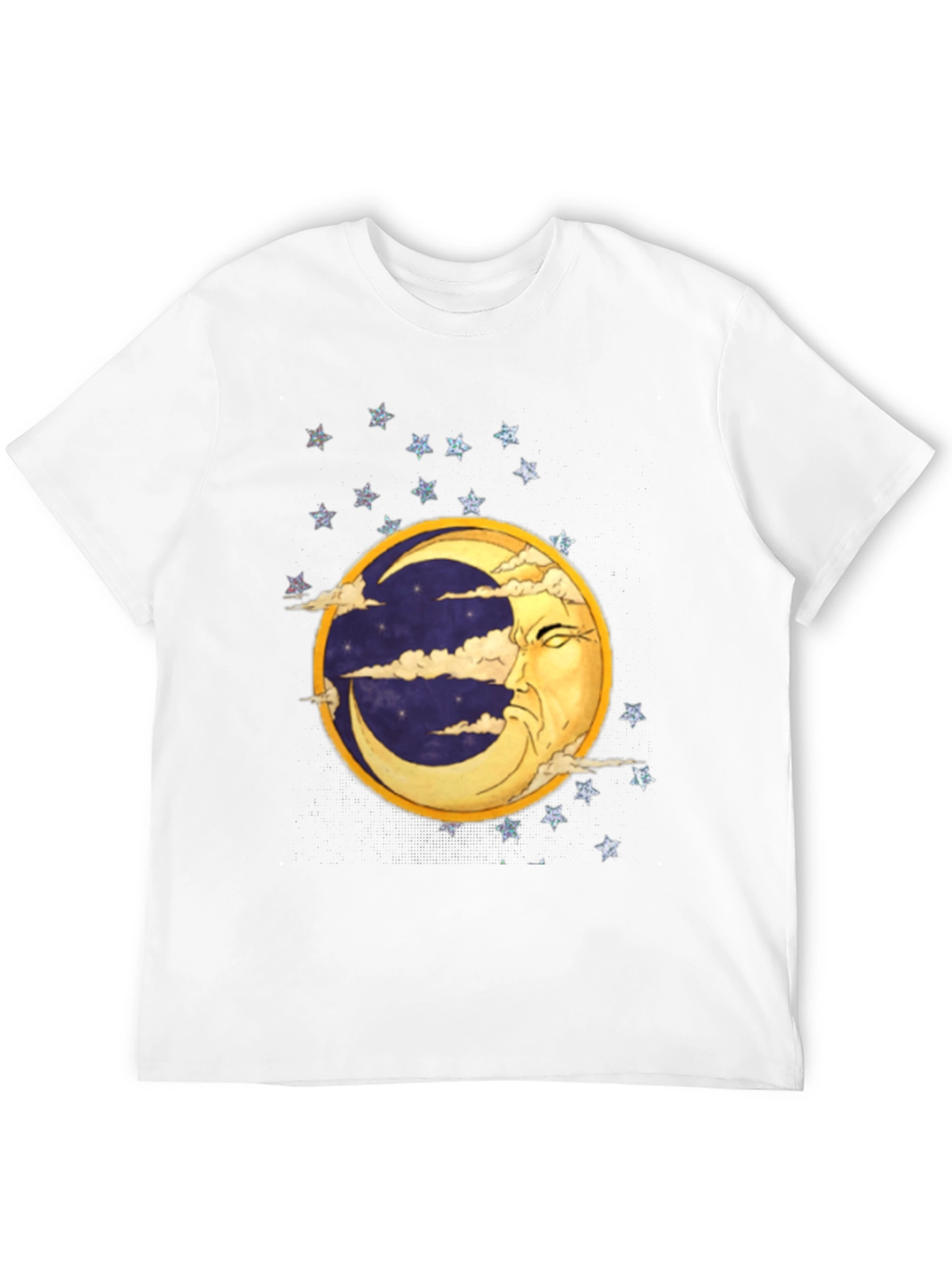 Black Mystic Moon T-Shirt - Celestial Graphic Tee view 12