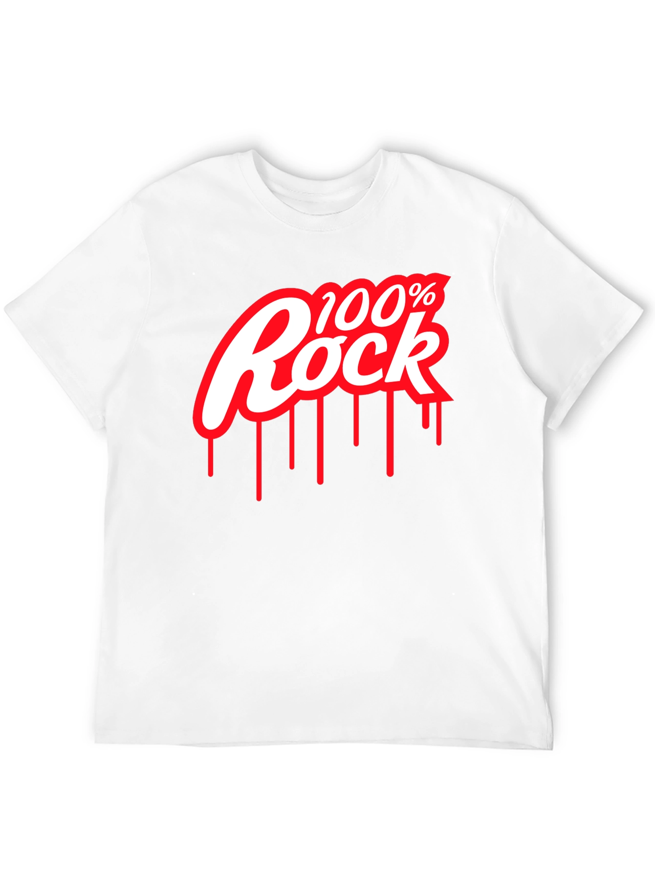 Black 100% Rock Graphic Tee - Black view 12