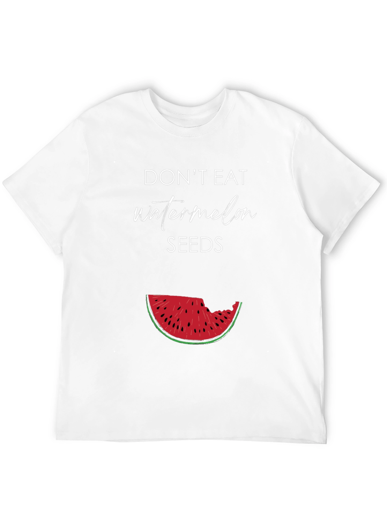 Black Don't Eat Watermelon Seeds Graphic Tee view 12