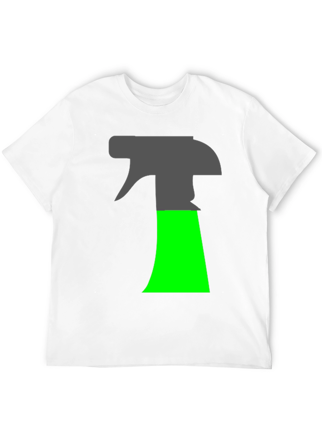 Black Spray Bottle Graphic T-Shirt - Novelty Design view 12