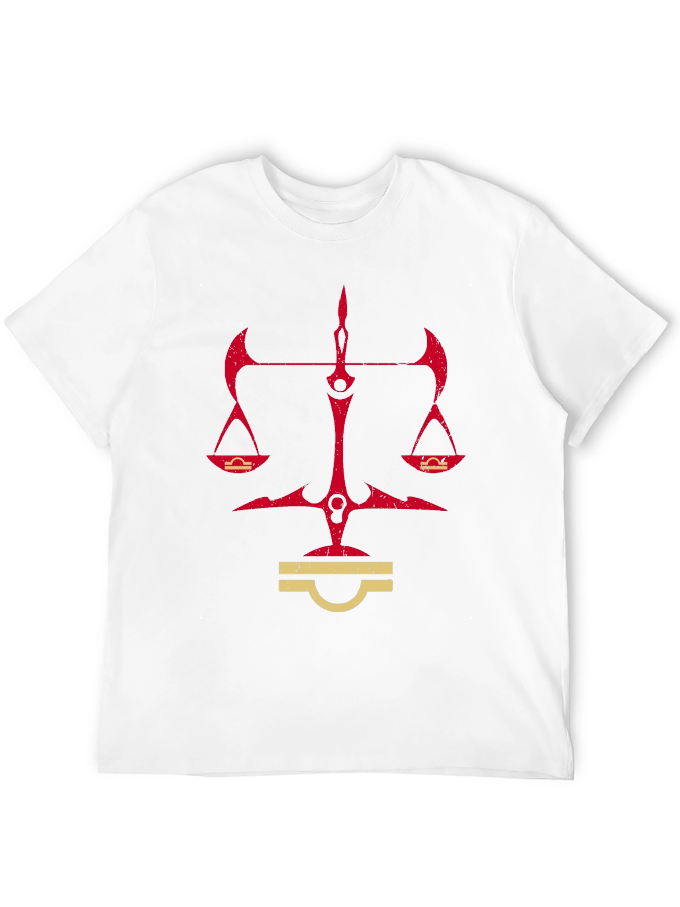 Black Libra Zodiac Graphic Tee - Black view 12